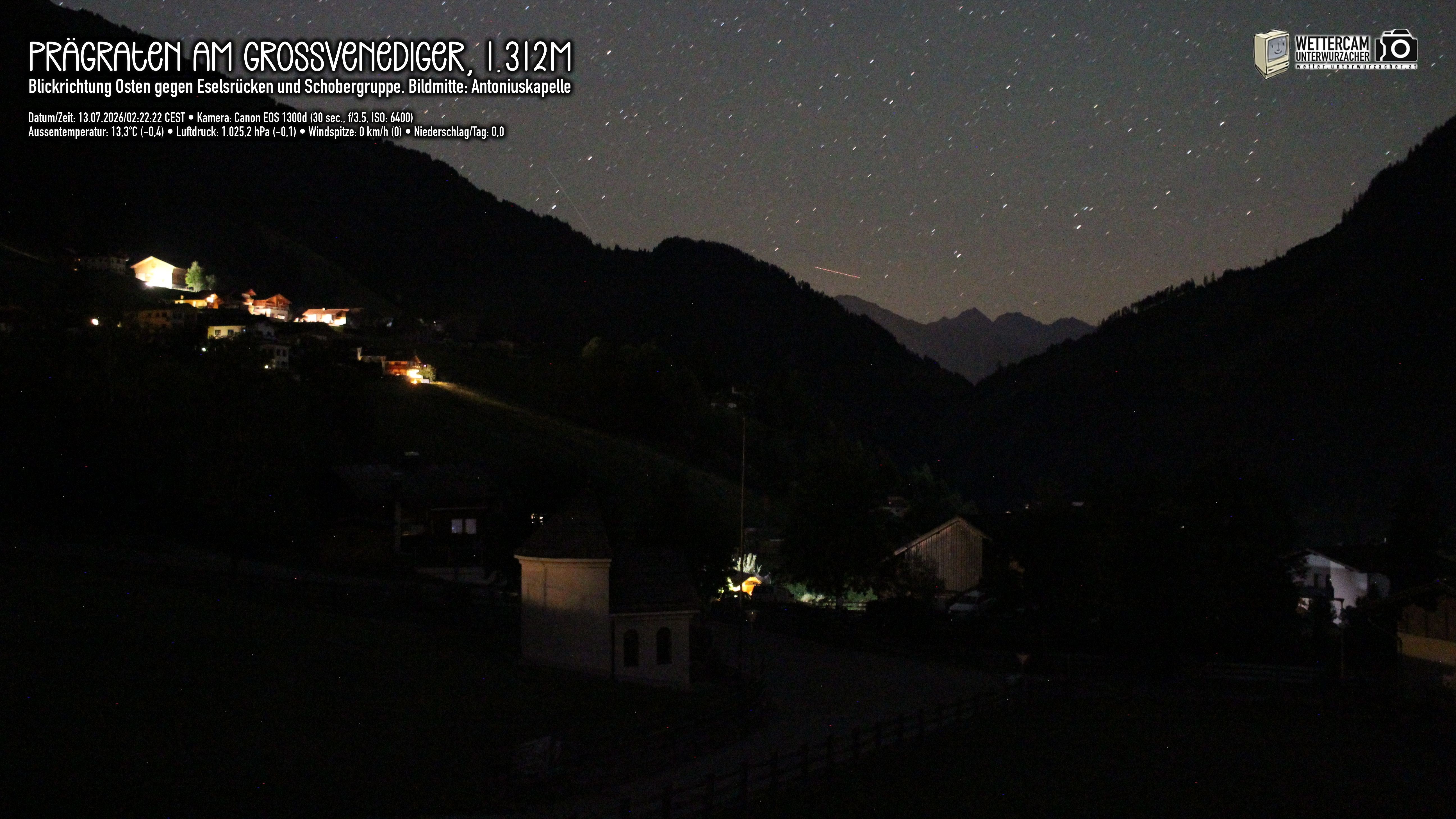 Archiv Foto Webcam Prägraten in Osttirol