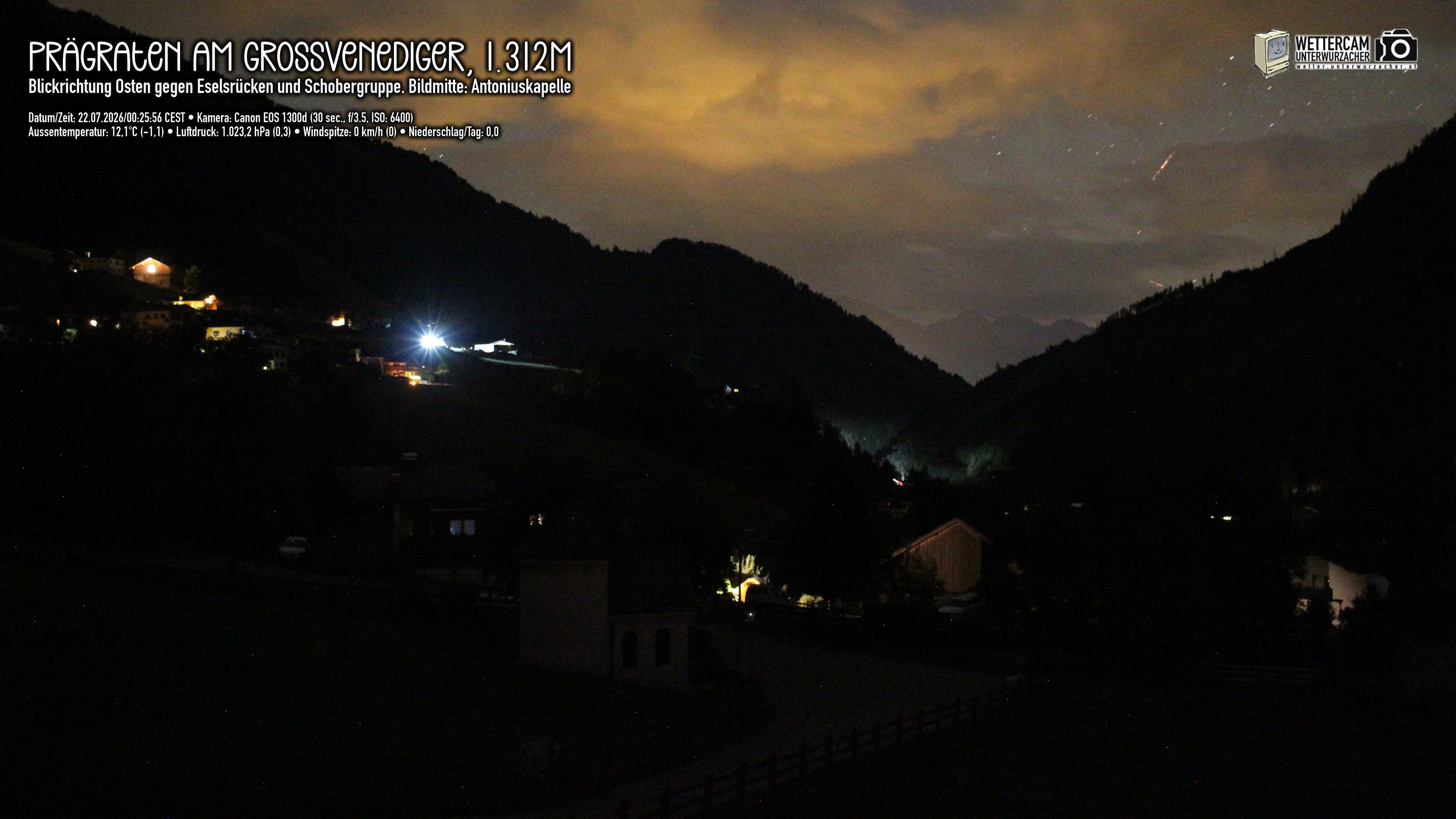 Archiv Foto Webcam Prägraten in Osttirol