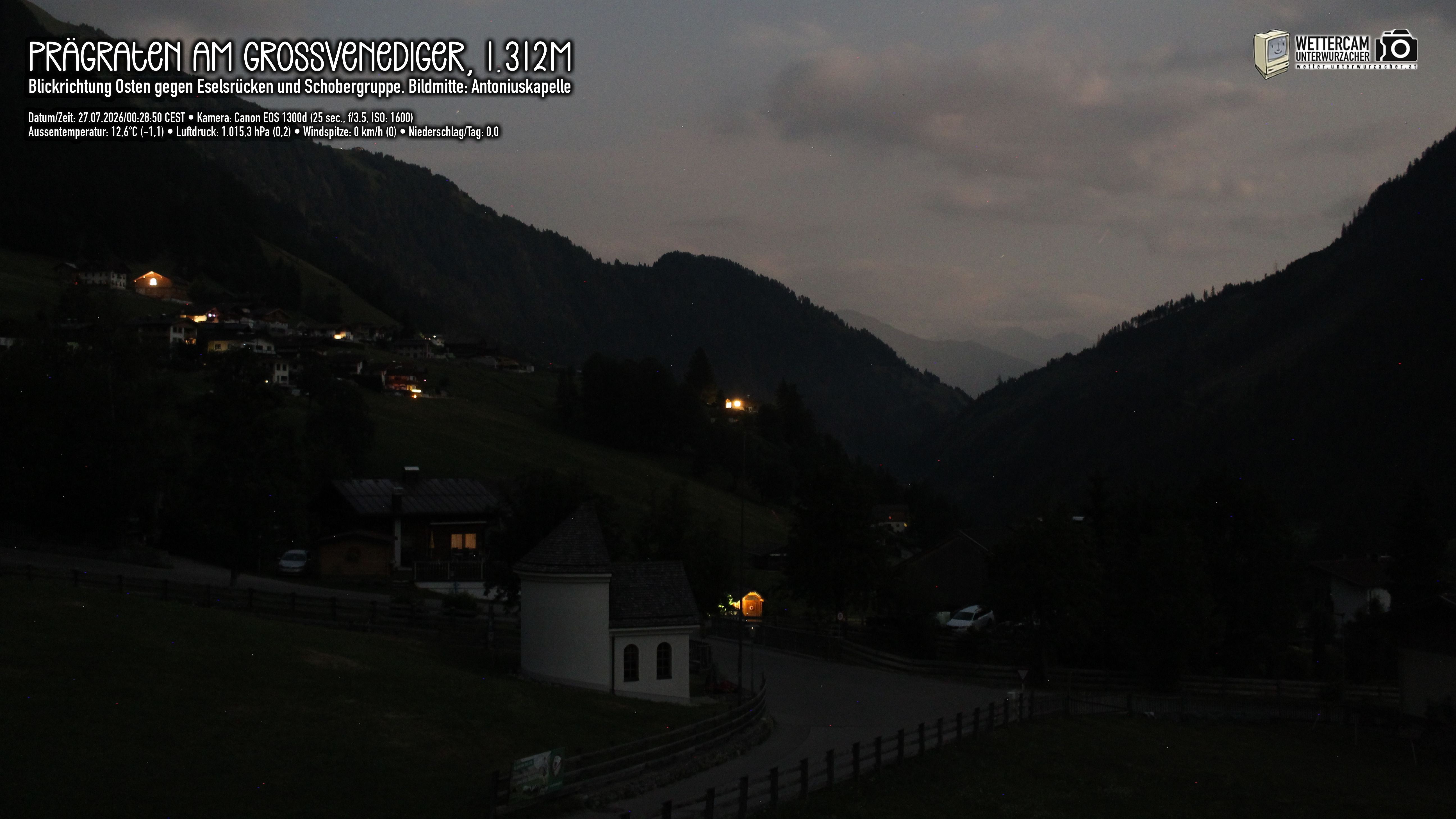 Archiv Foto Webcam Prägraten in Osttirol