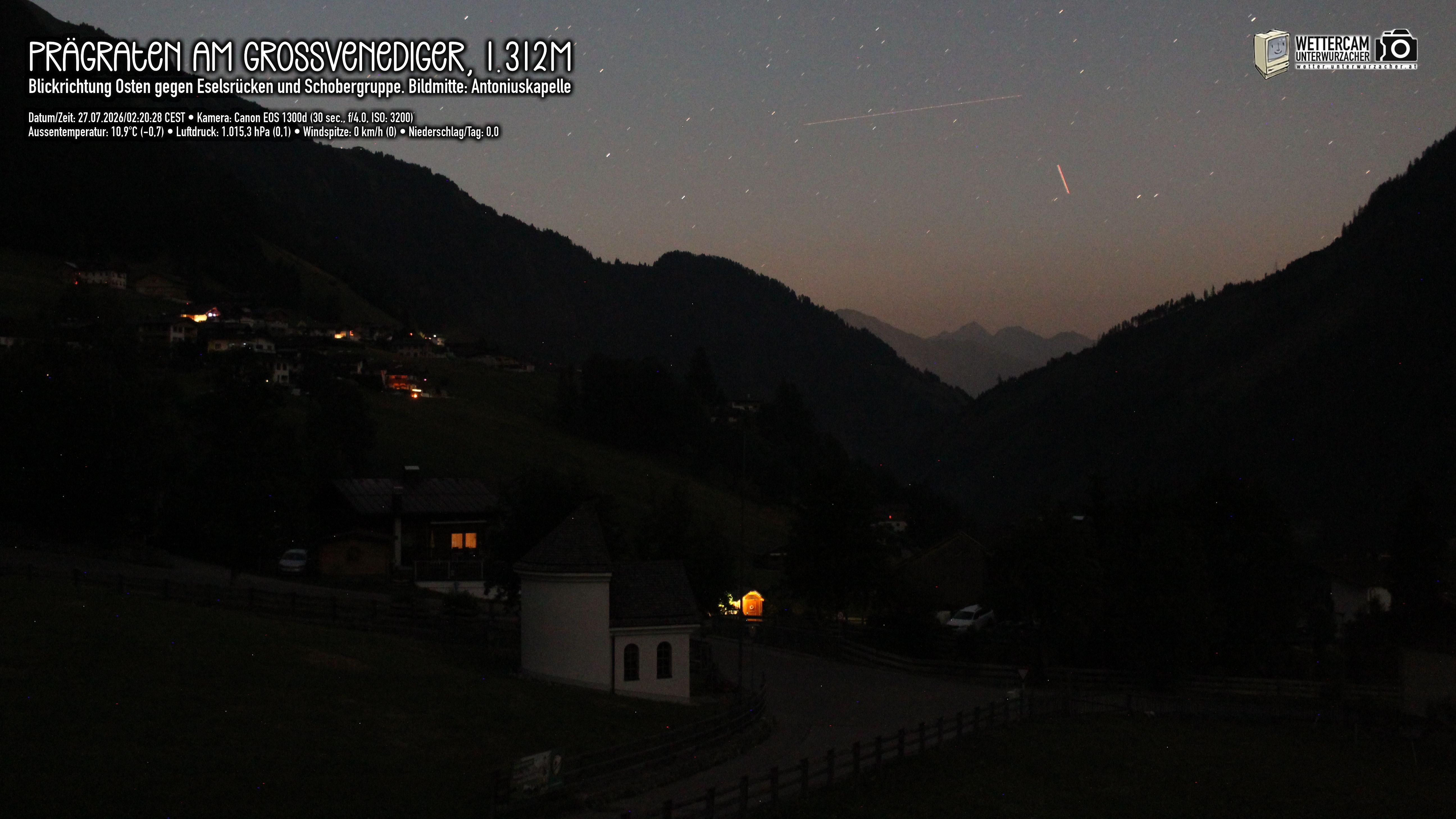 Archiv Foto Webcam Prägraten in Osttirol