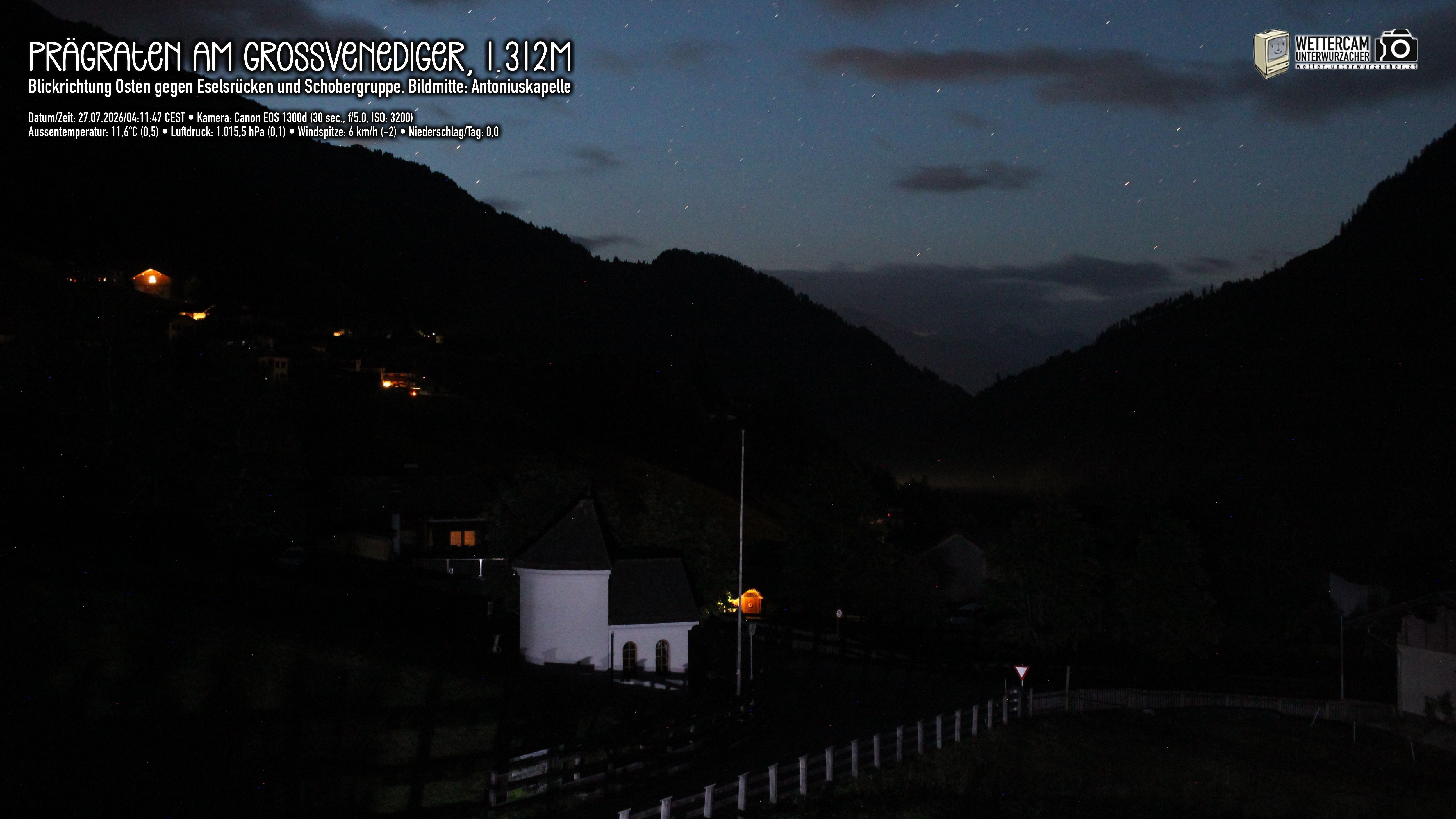 Archiv Foto Webcam Prägraten in Osttirol