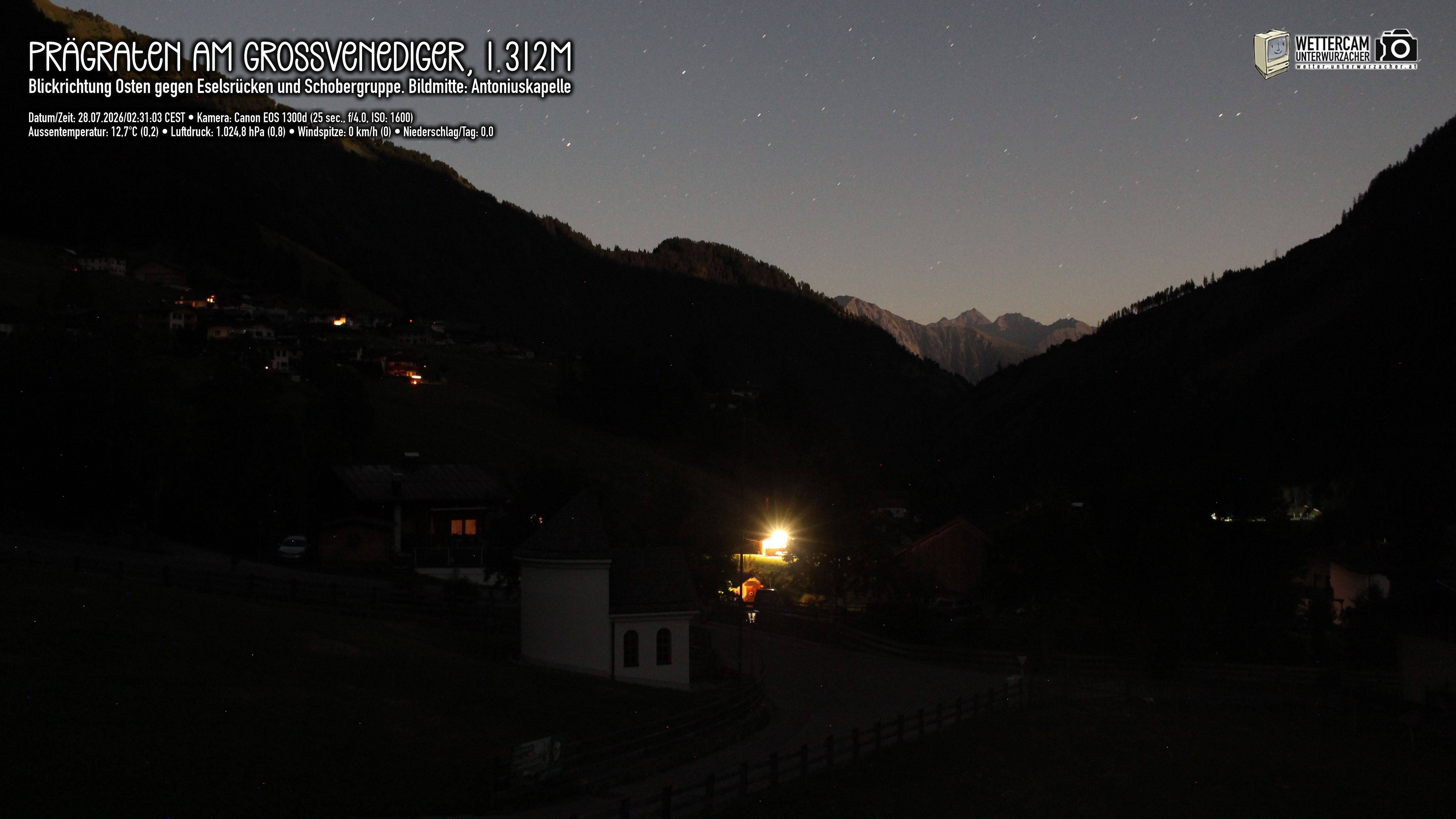 Archiv Foto Webcam Prägraten in Osttirol