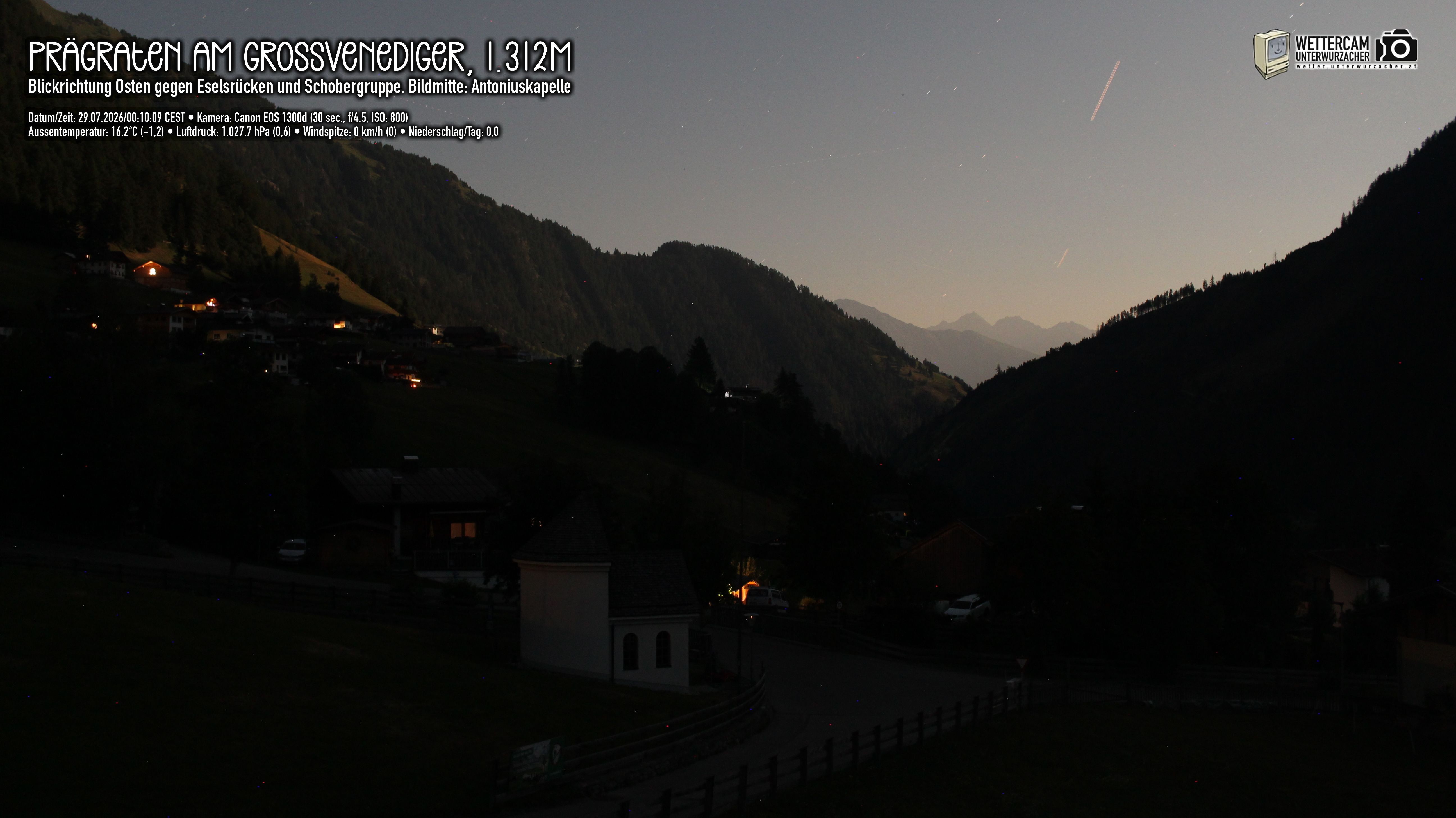 Archiv Foto Webcam Prägraten in Osttirol