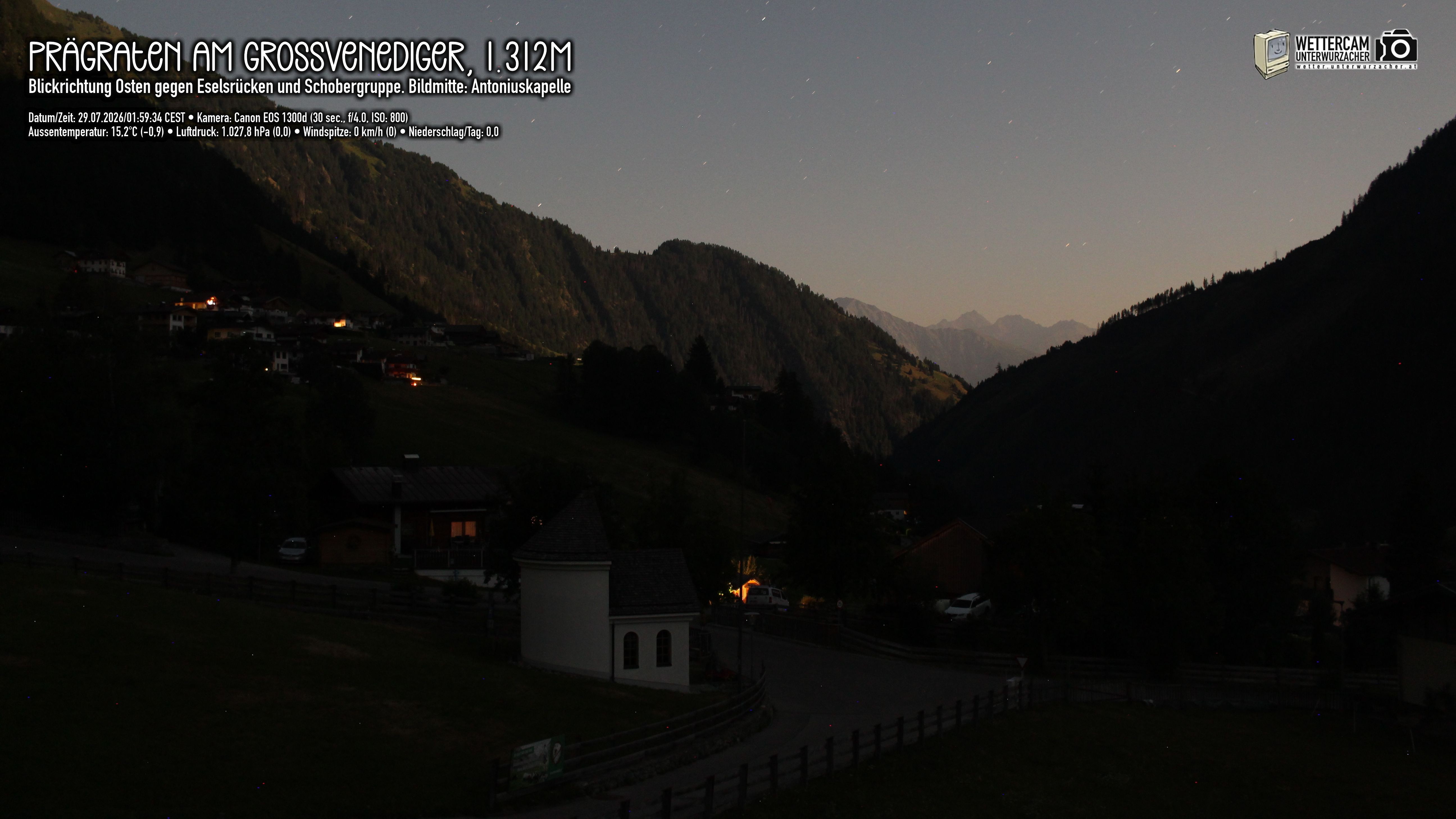 Archiv Foto Webcam Prägraten in Osttirol