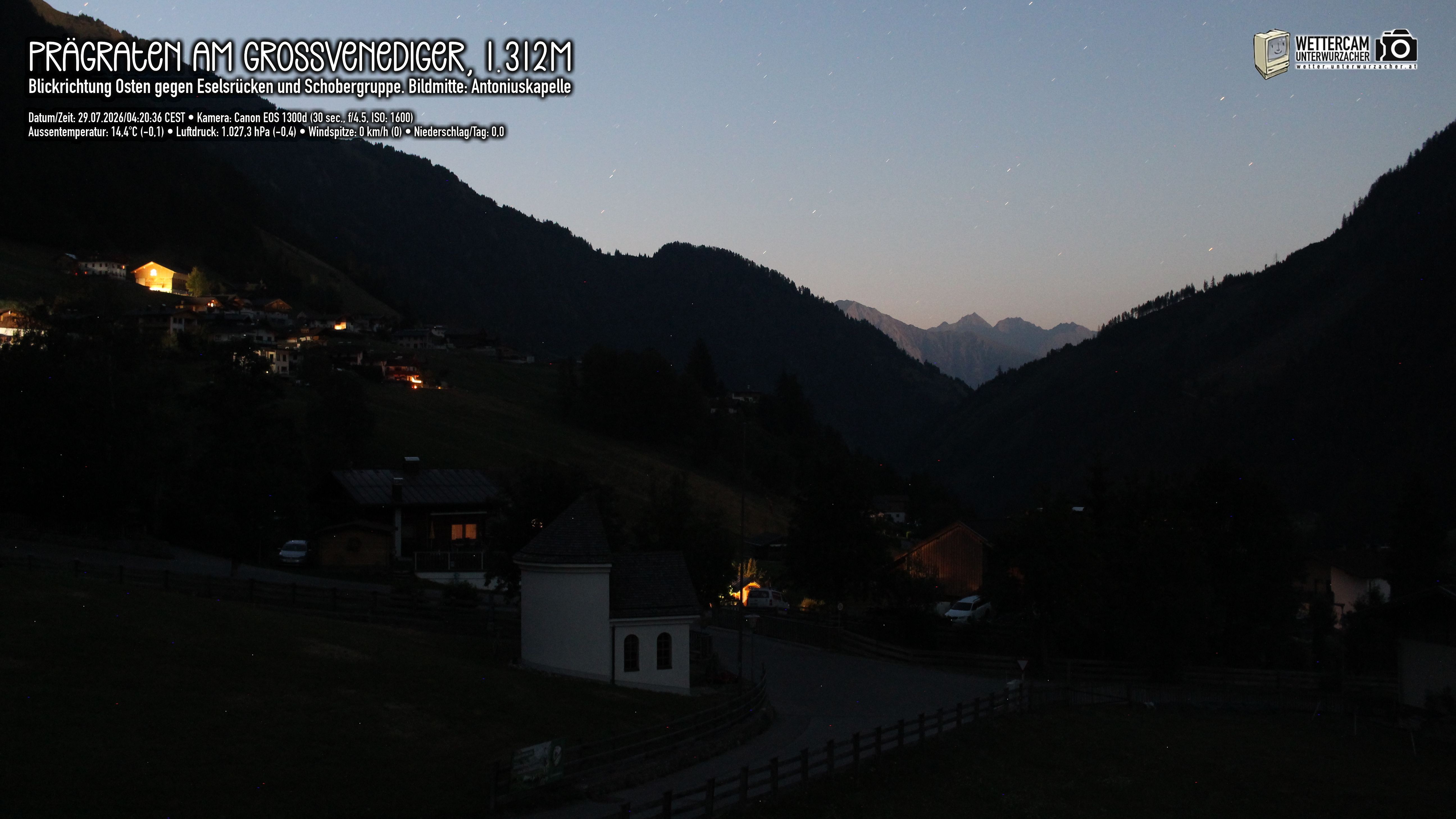 Archiv Foto Webcam Prägraten in Osttirol