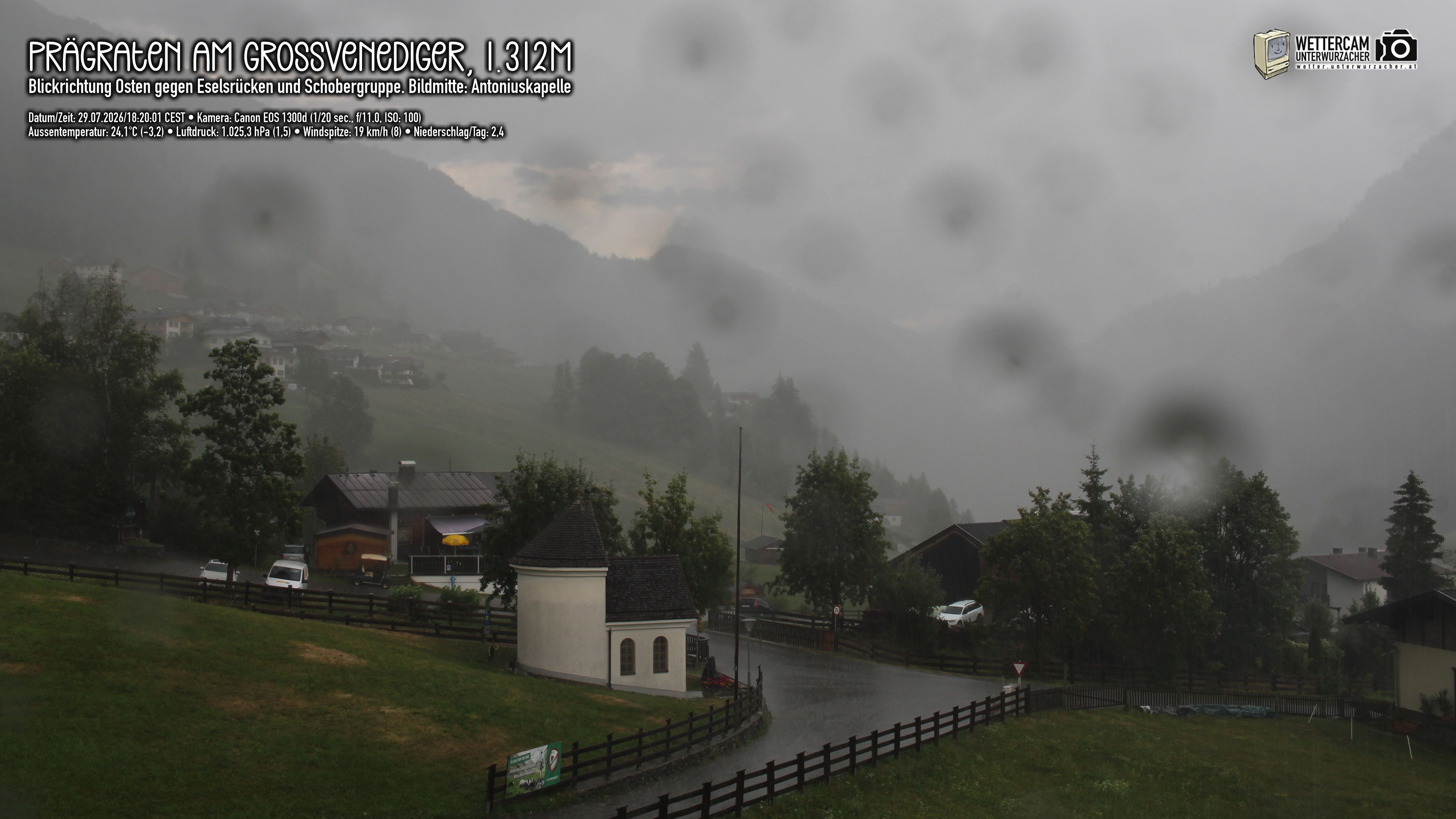 Archived image Webcam Prägraten, East Tyrol