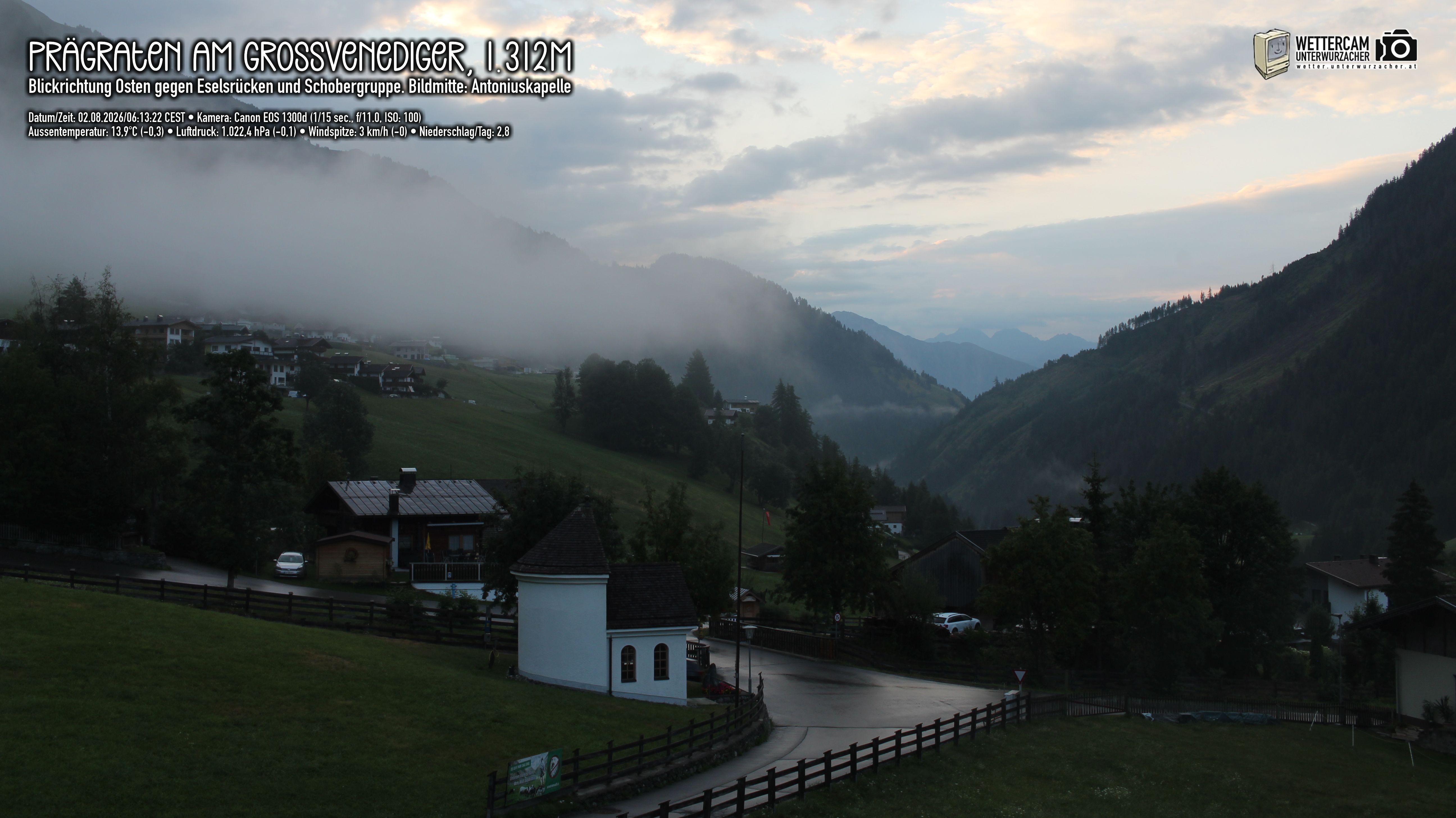 Archiv Foto Webcam Prägraten in Osttirol