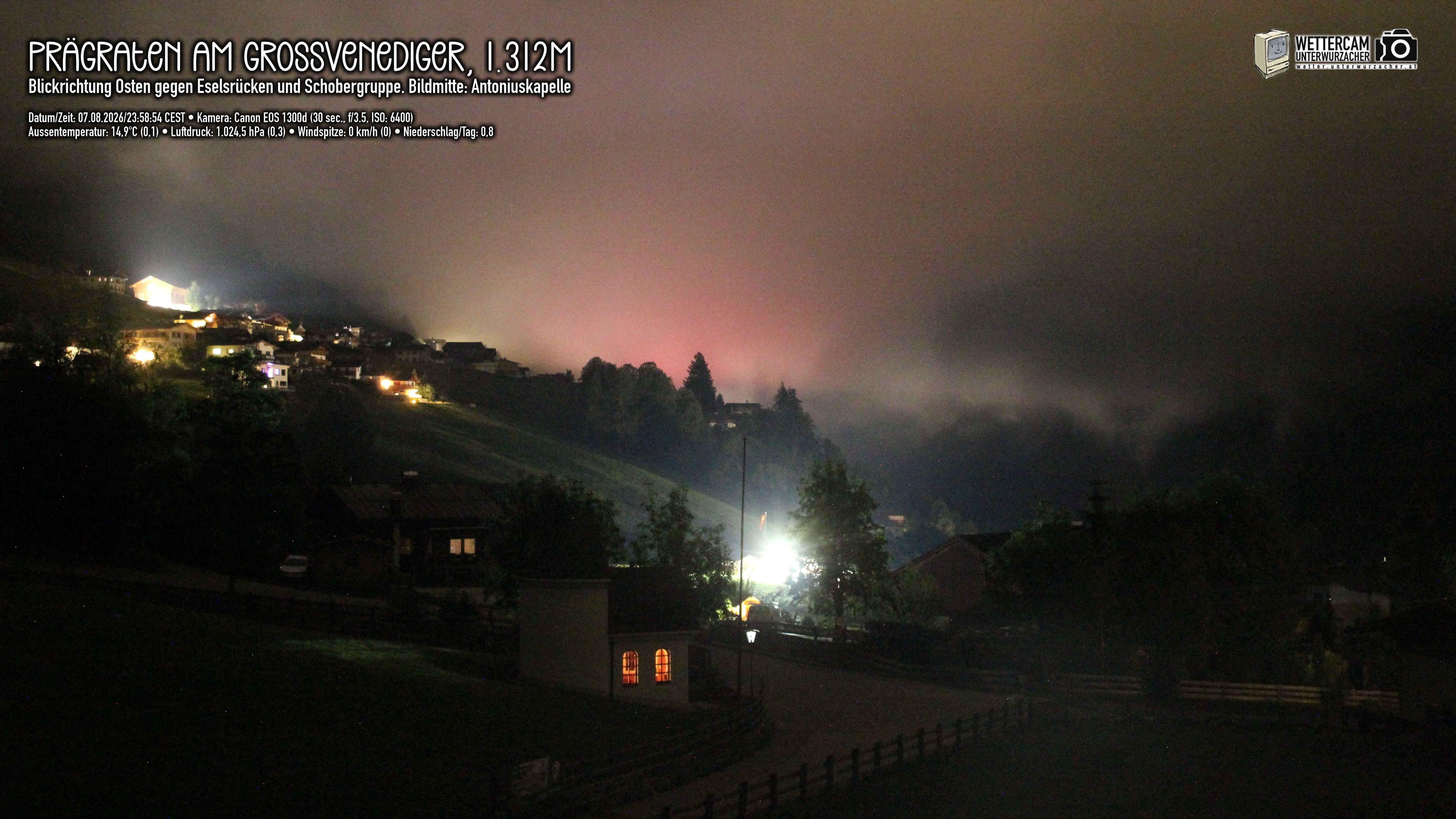 Archiv Foto Webcam Prägraten in Osttirol