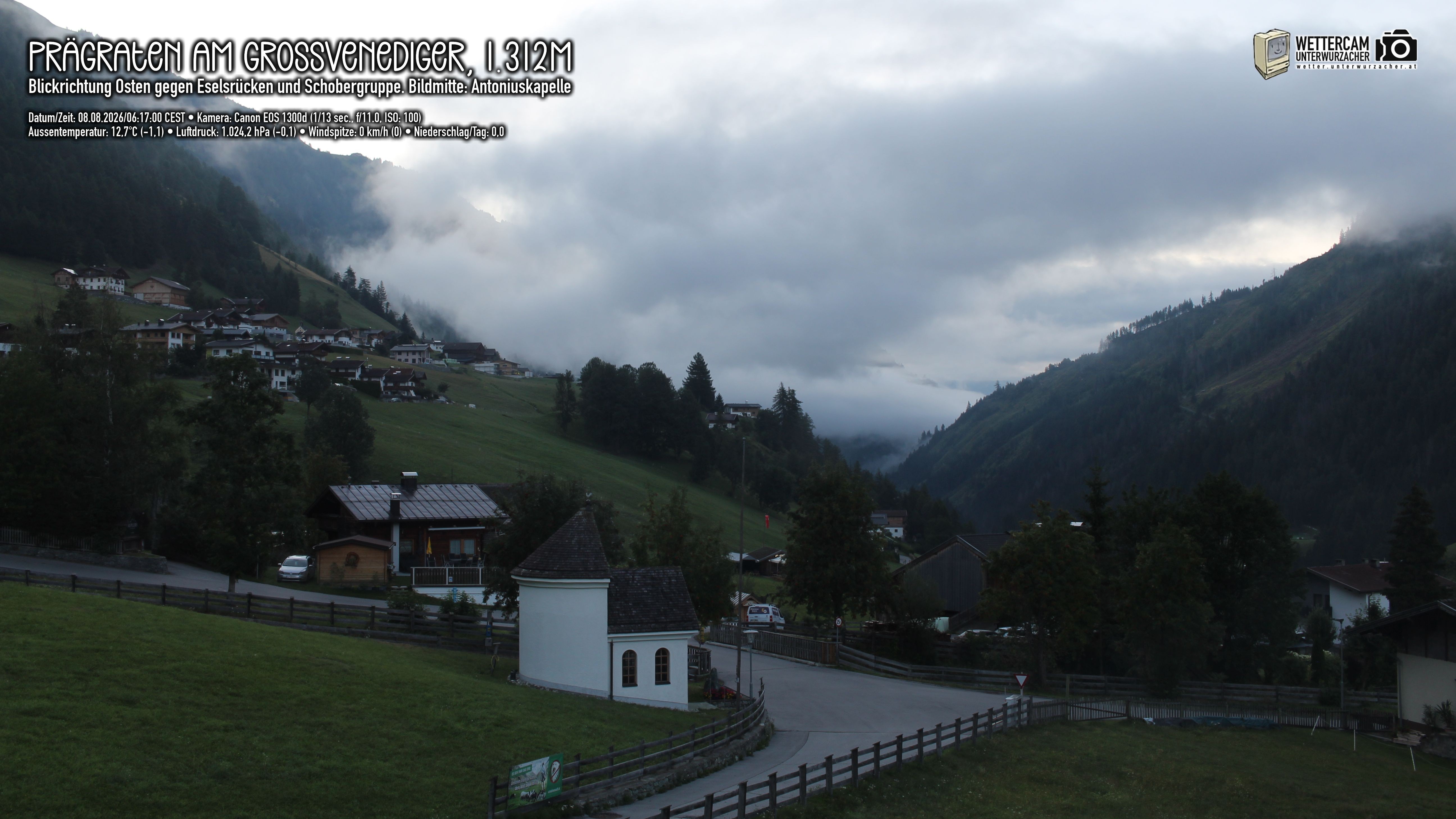 Archiv Foto Webcam Prägraten in Osttirol