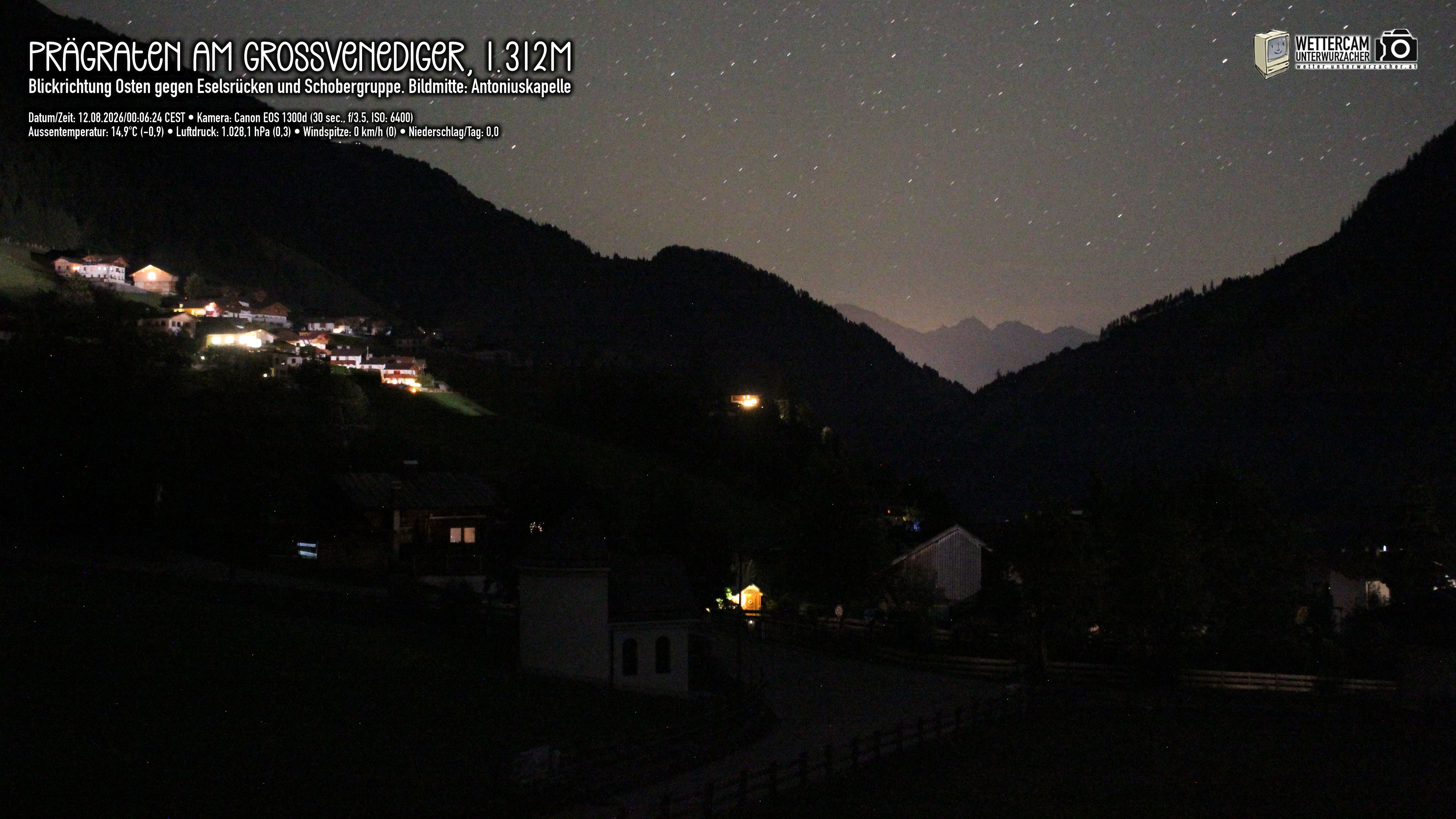 Archiv Foto Webcam Prägraten in Osttirol