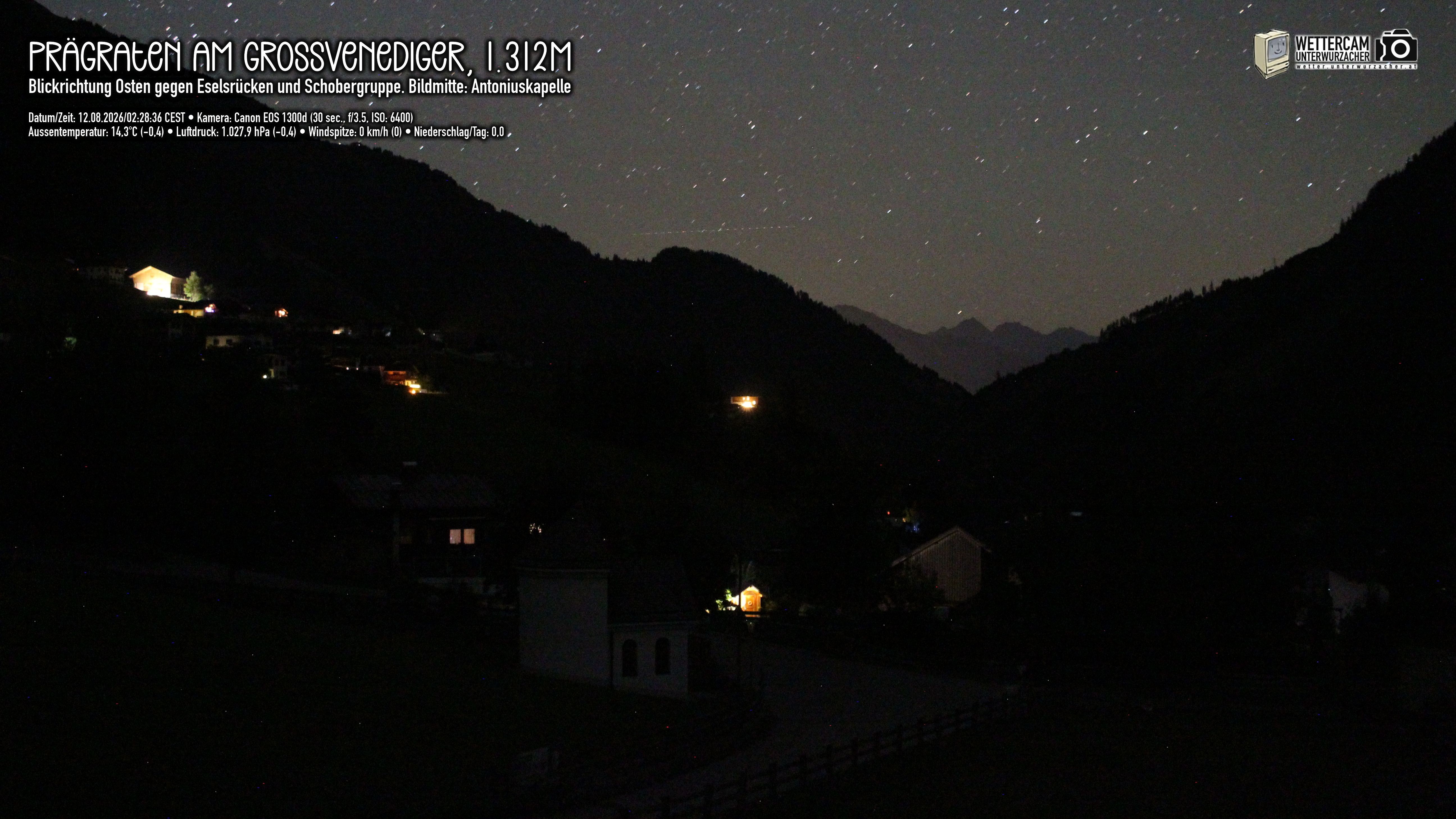 Archiv Foto Webcam Prägraten in Osttirol