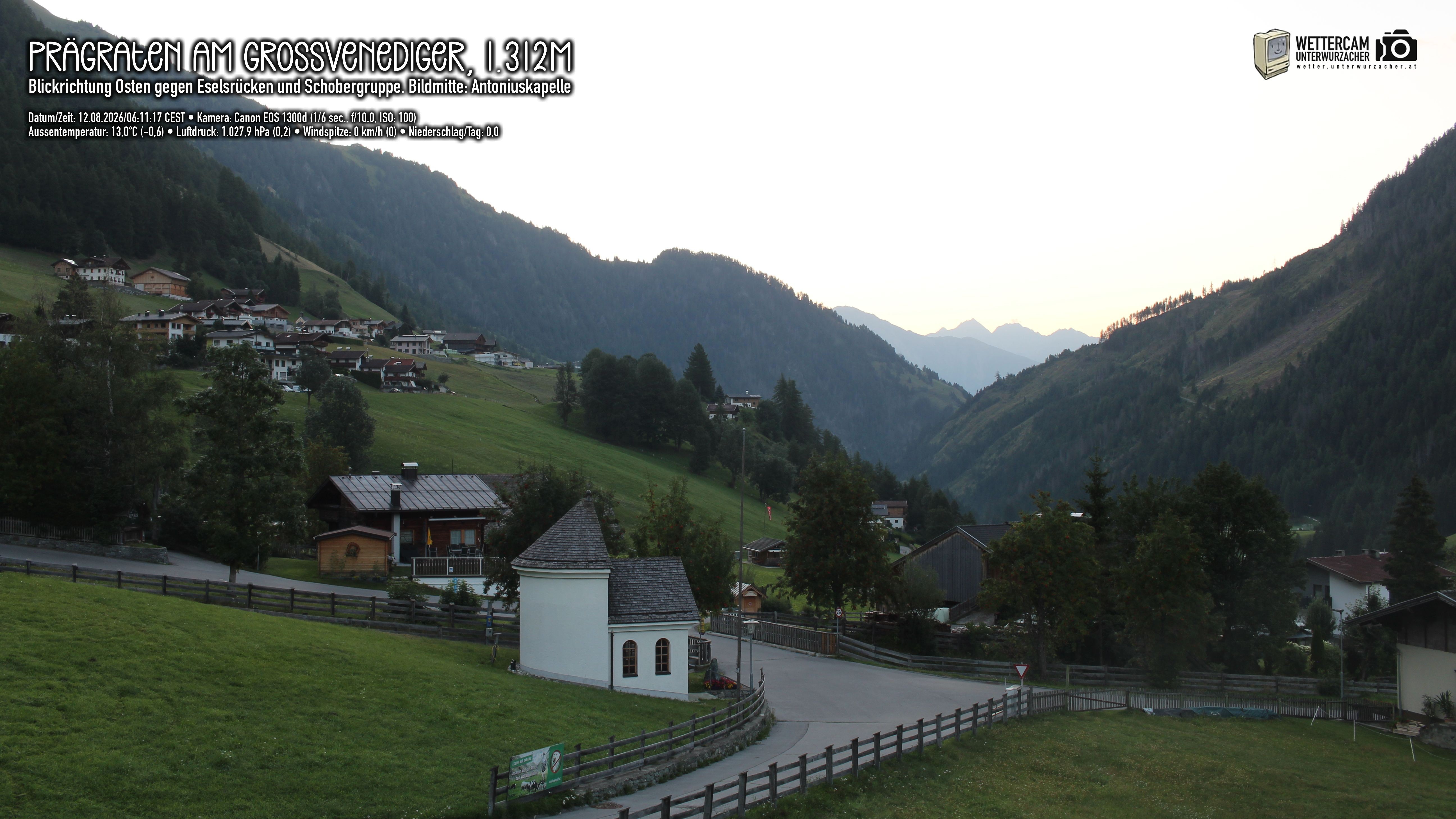 Archiv Foto Webcam Prägraten in Osttirol