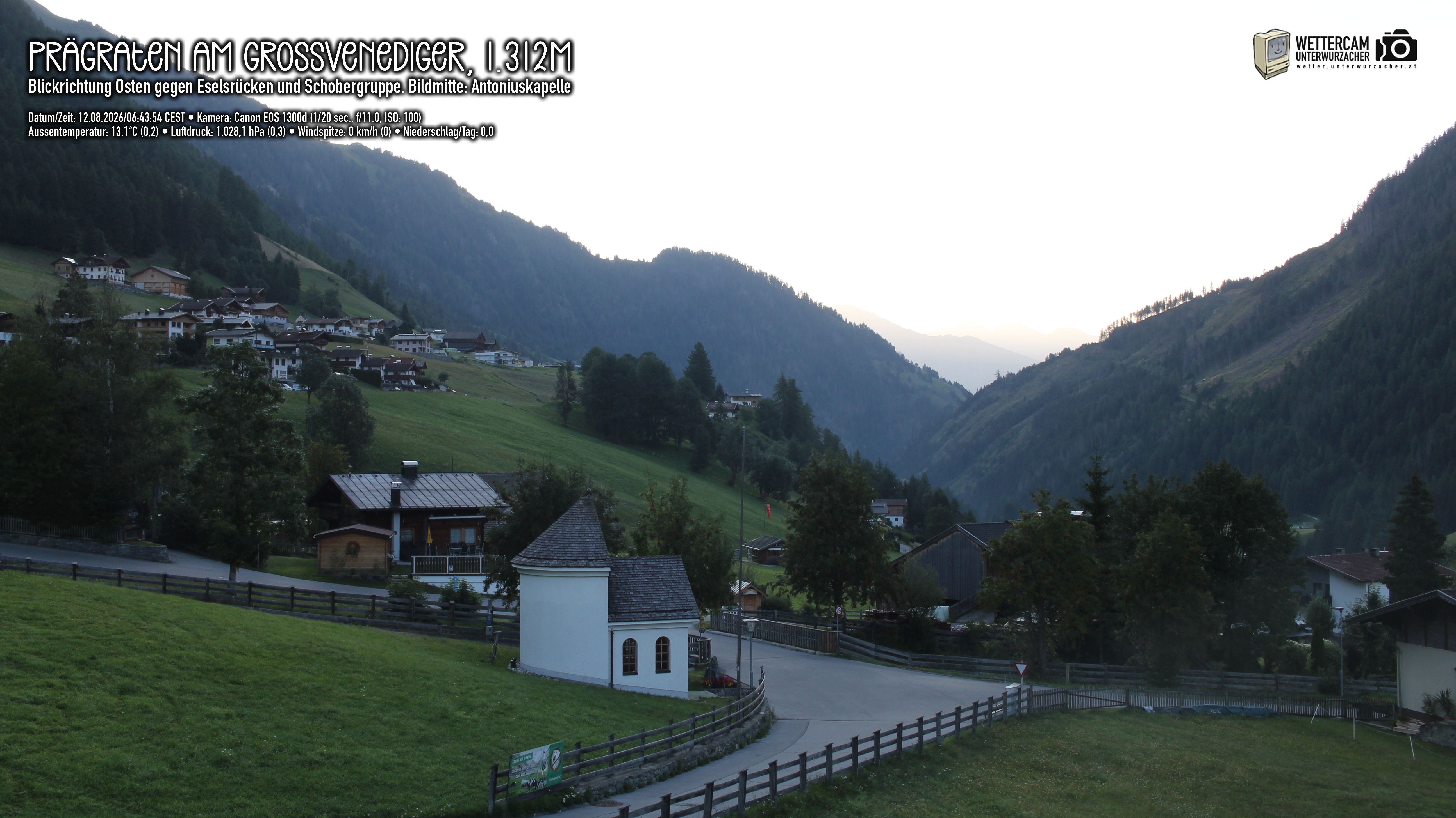 Archiv Foto Webcam Prägraten in Osttirol
