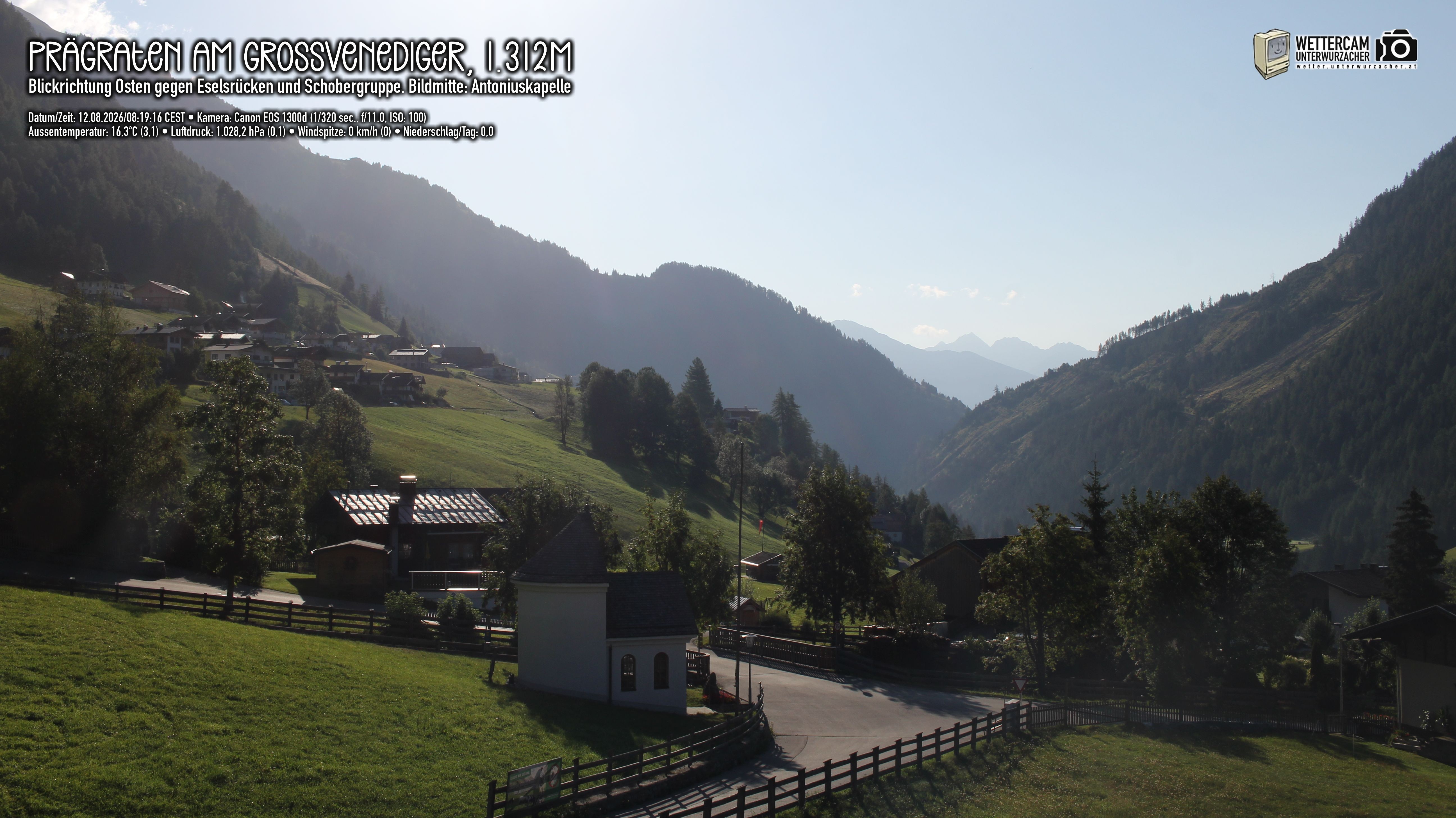 Archiv Foto Webcam Prägraten in Osttirol