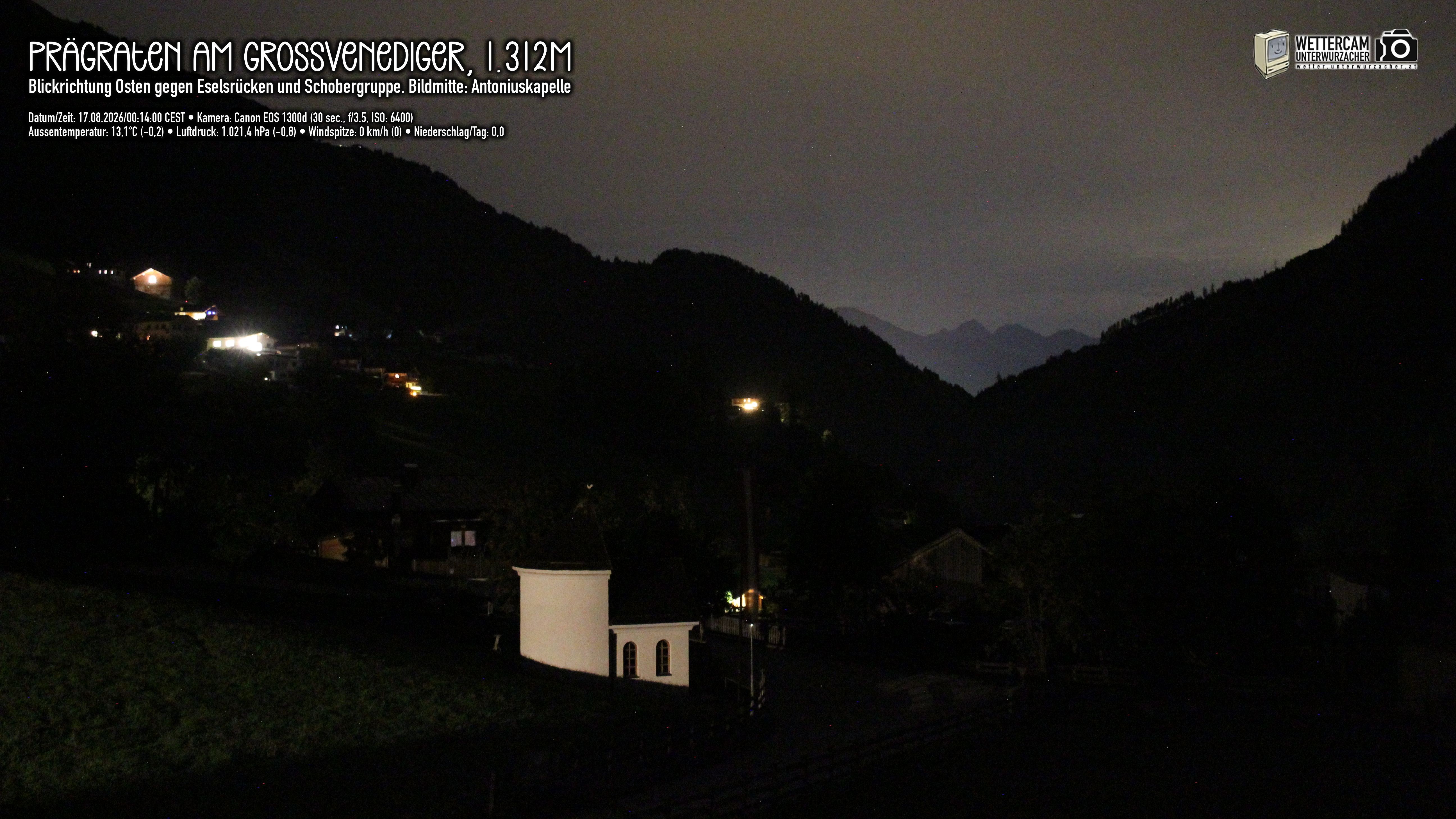 Archived image Webcam Prägraten, East Tyrol