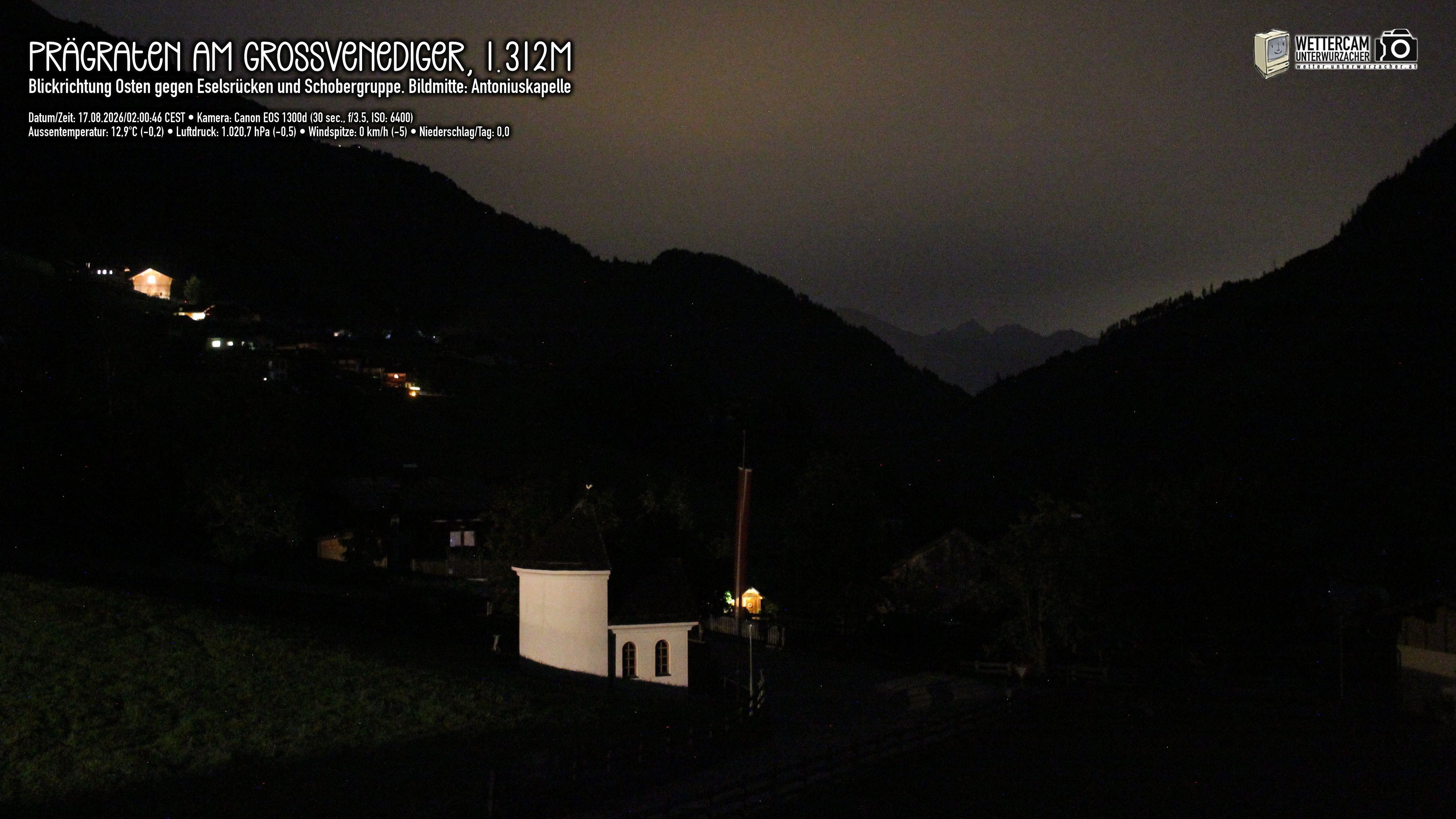 Archived image Webcam Prägraten, East Tyrol