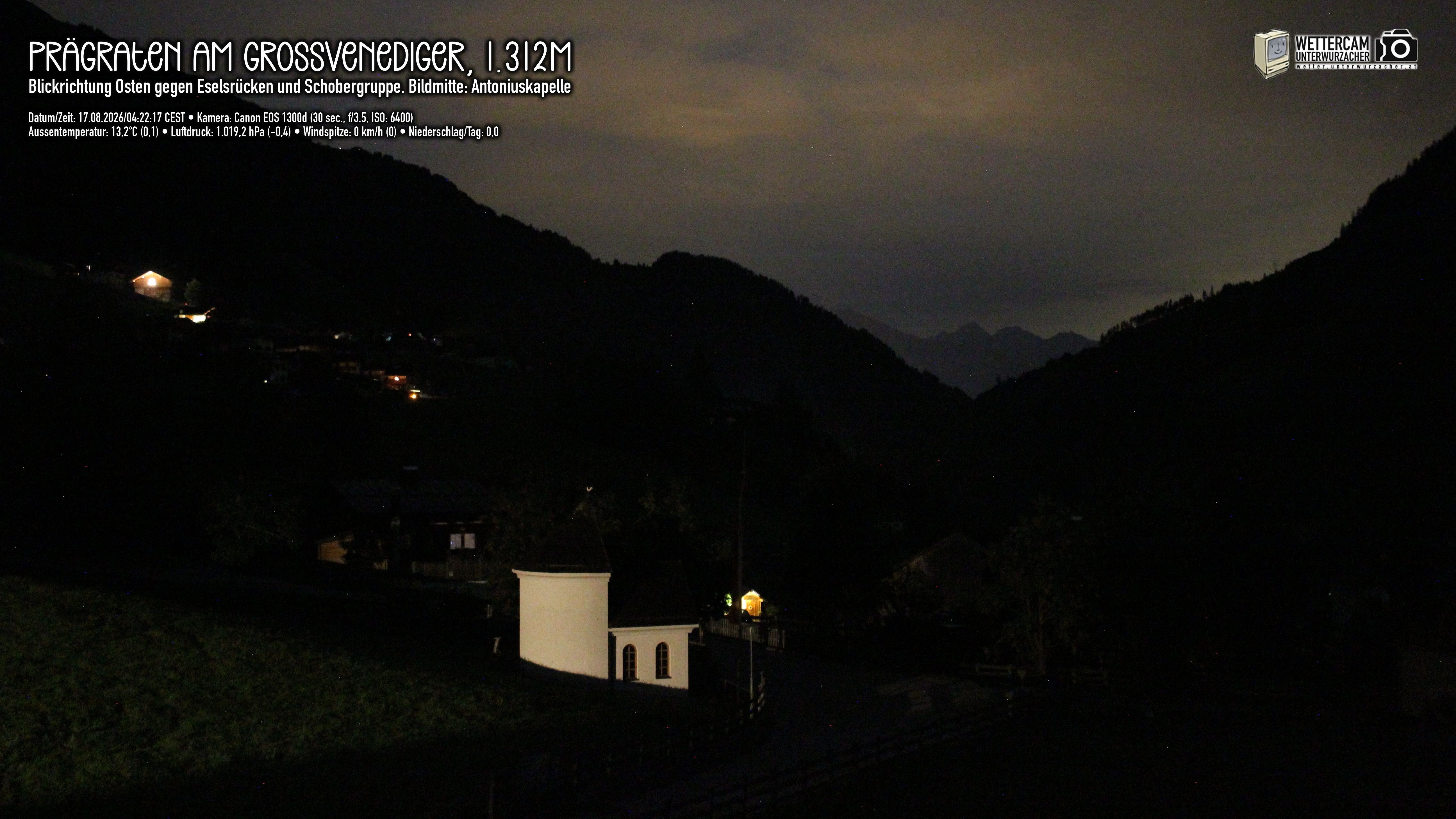 Archived image Webcam Prägraten, East Tyrol