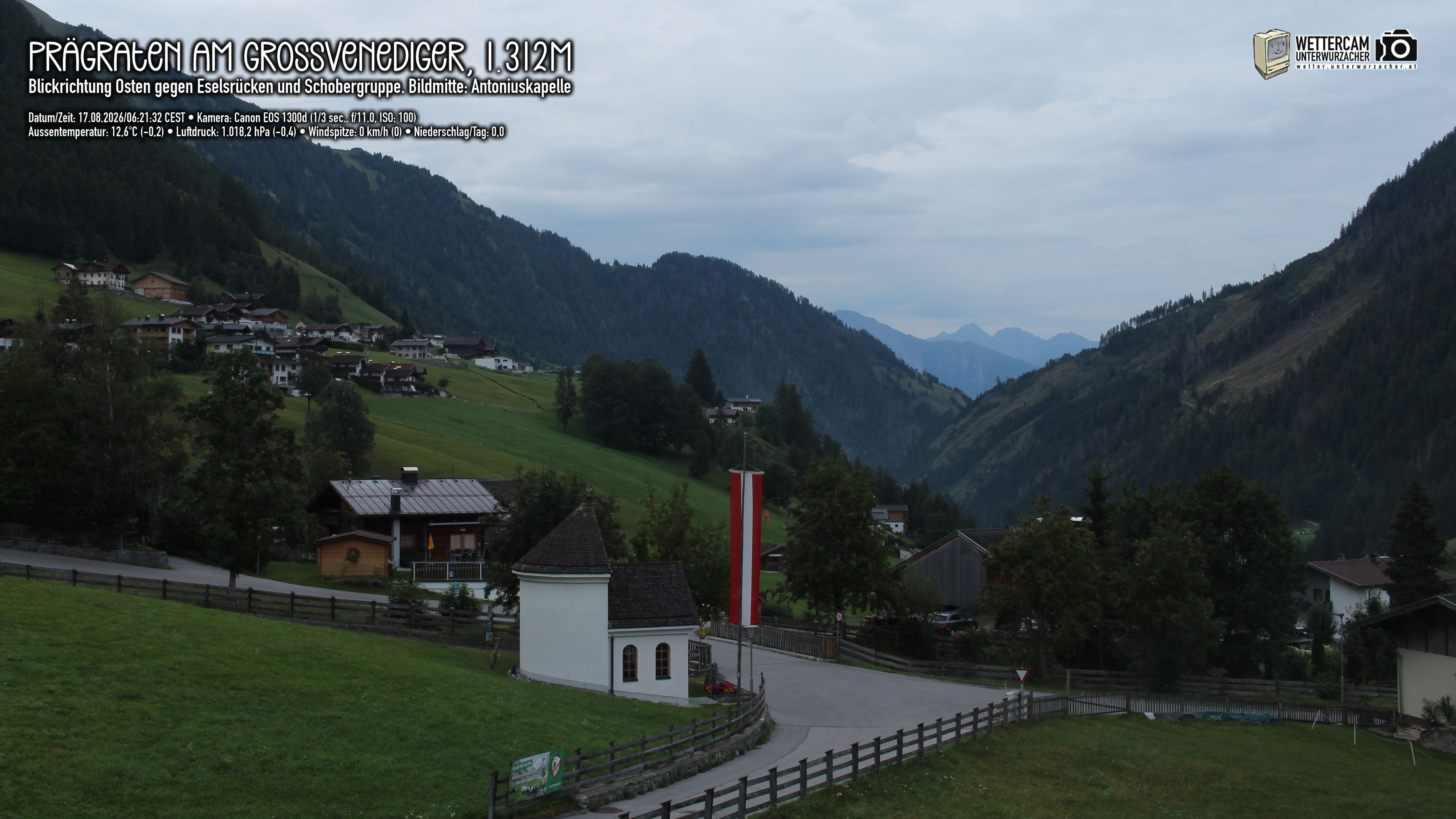 Archived image Webcam Prägraten, East Tyrol
