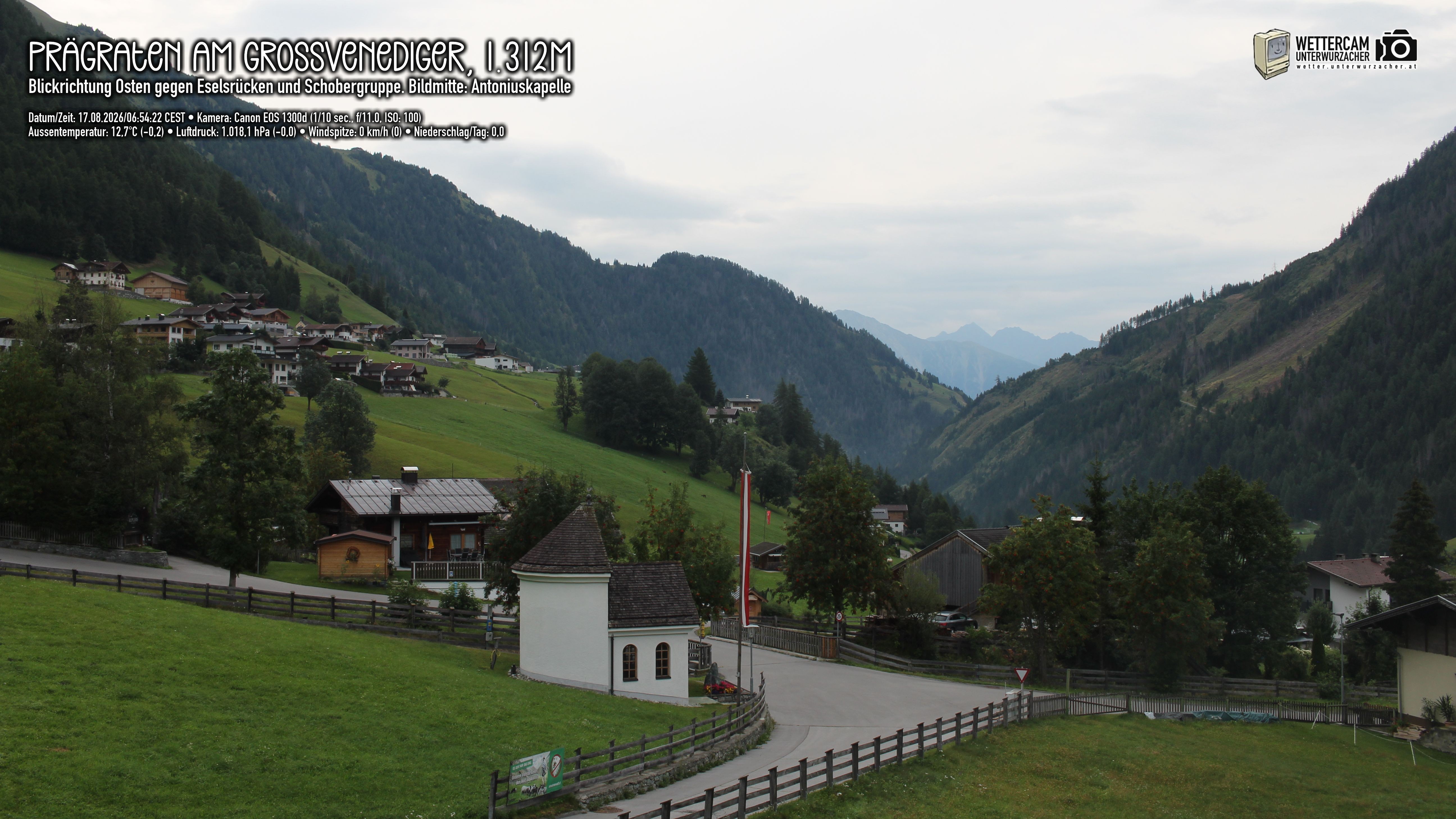Archived image Webcam Prägraten, East Tyrol