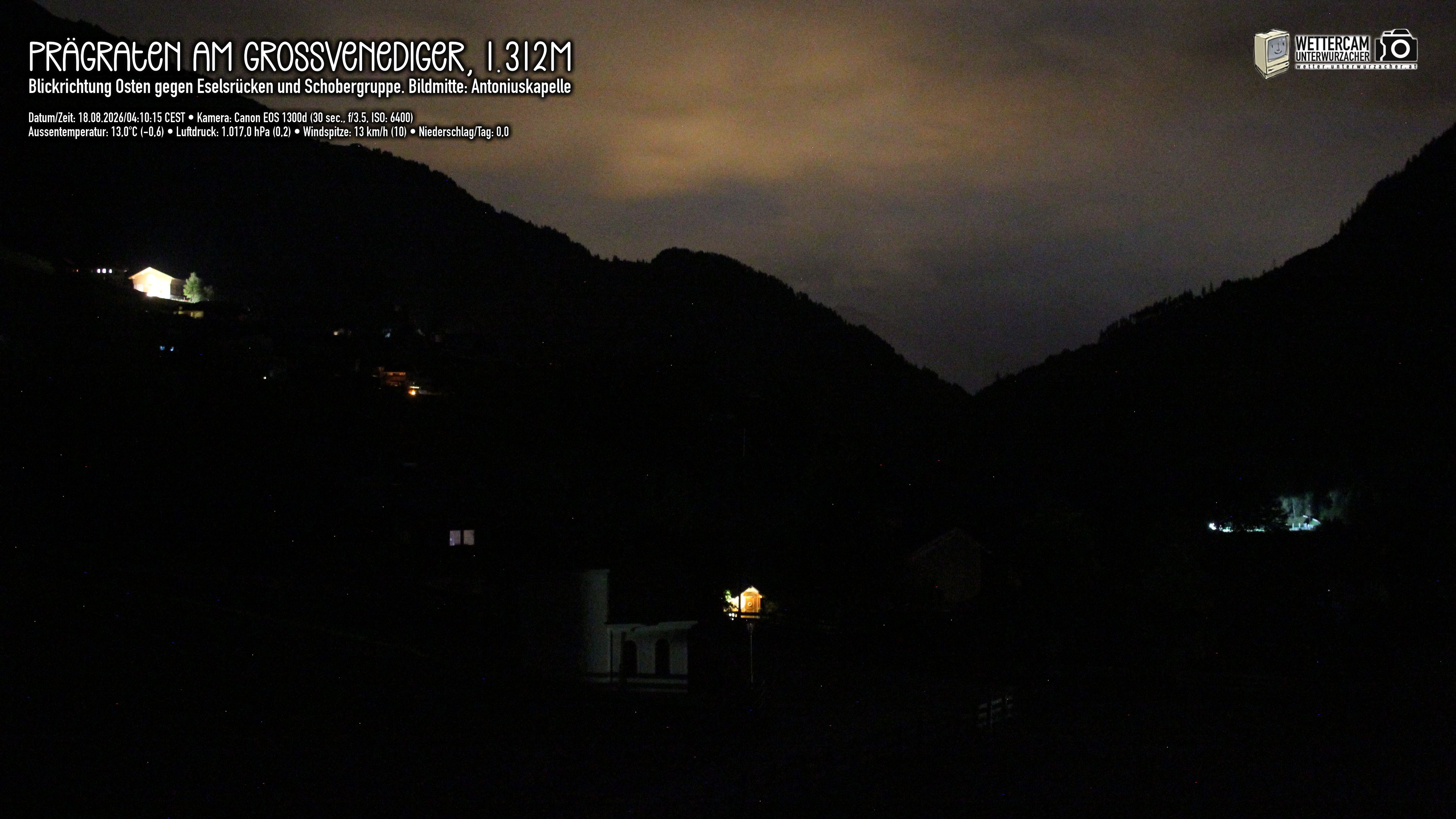 Archiv Foto Webcam Prägraten in Osttirol