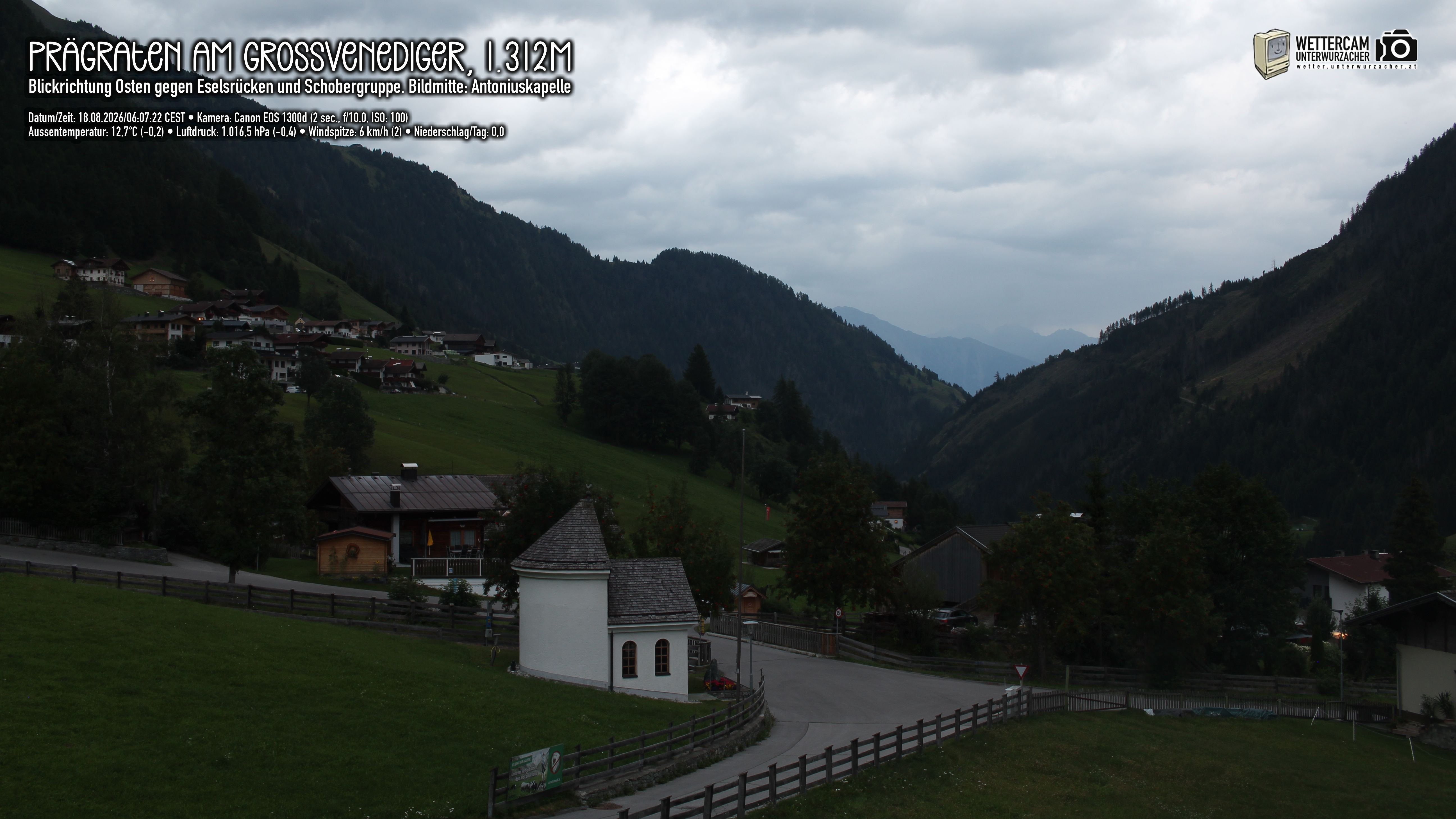 Archiv Foto Webcam Prägraten in Osttirol