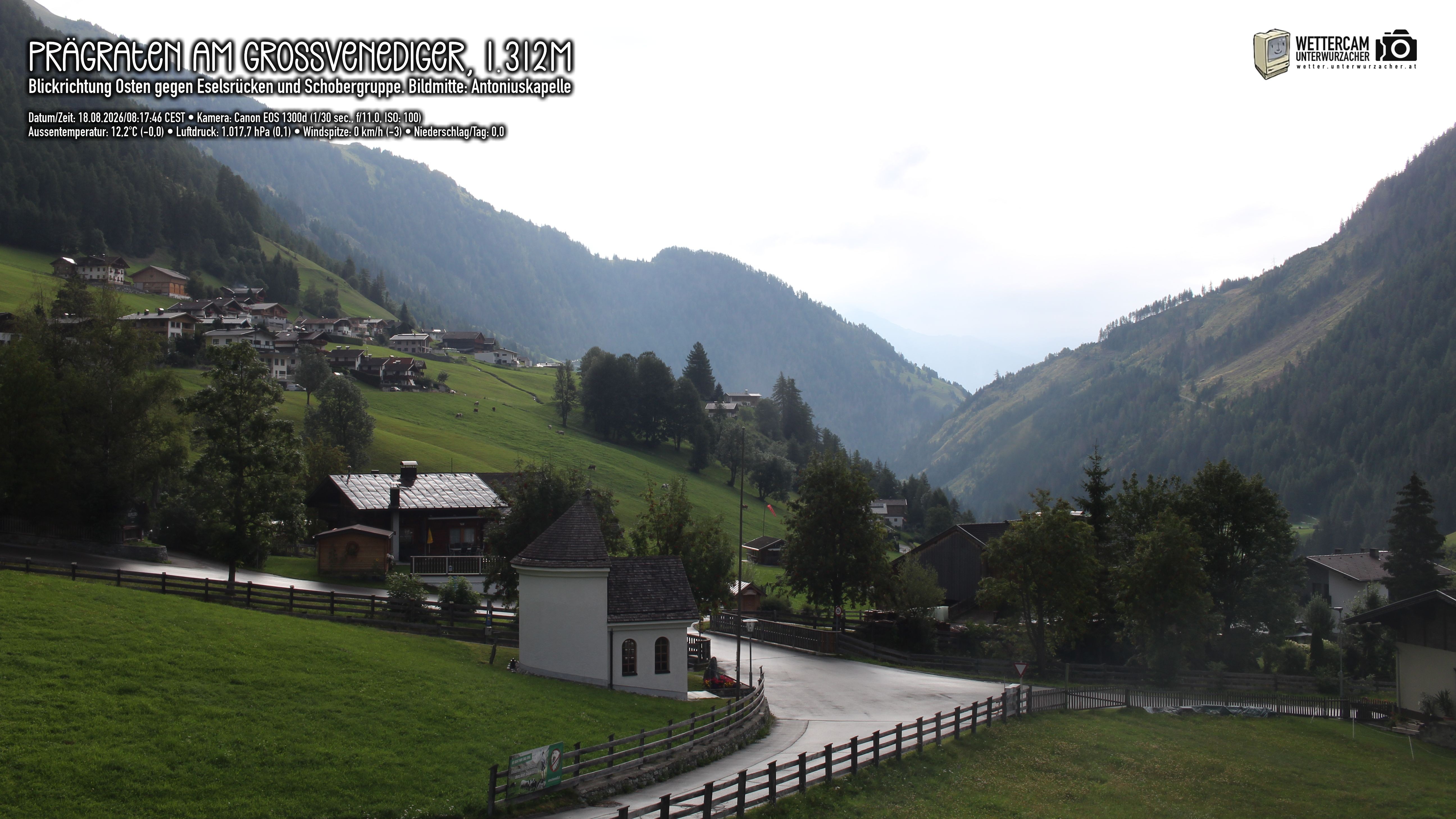 Archiv Foto Webcam Prägraten in Osttirol