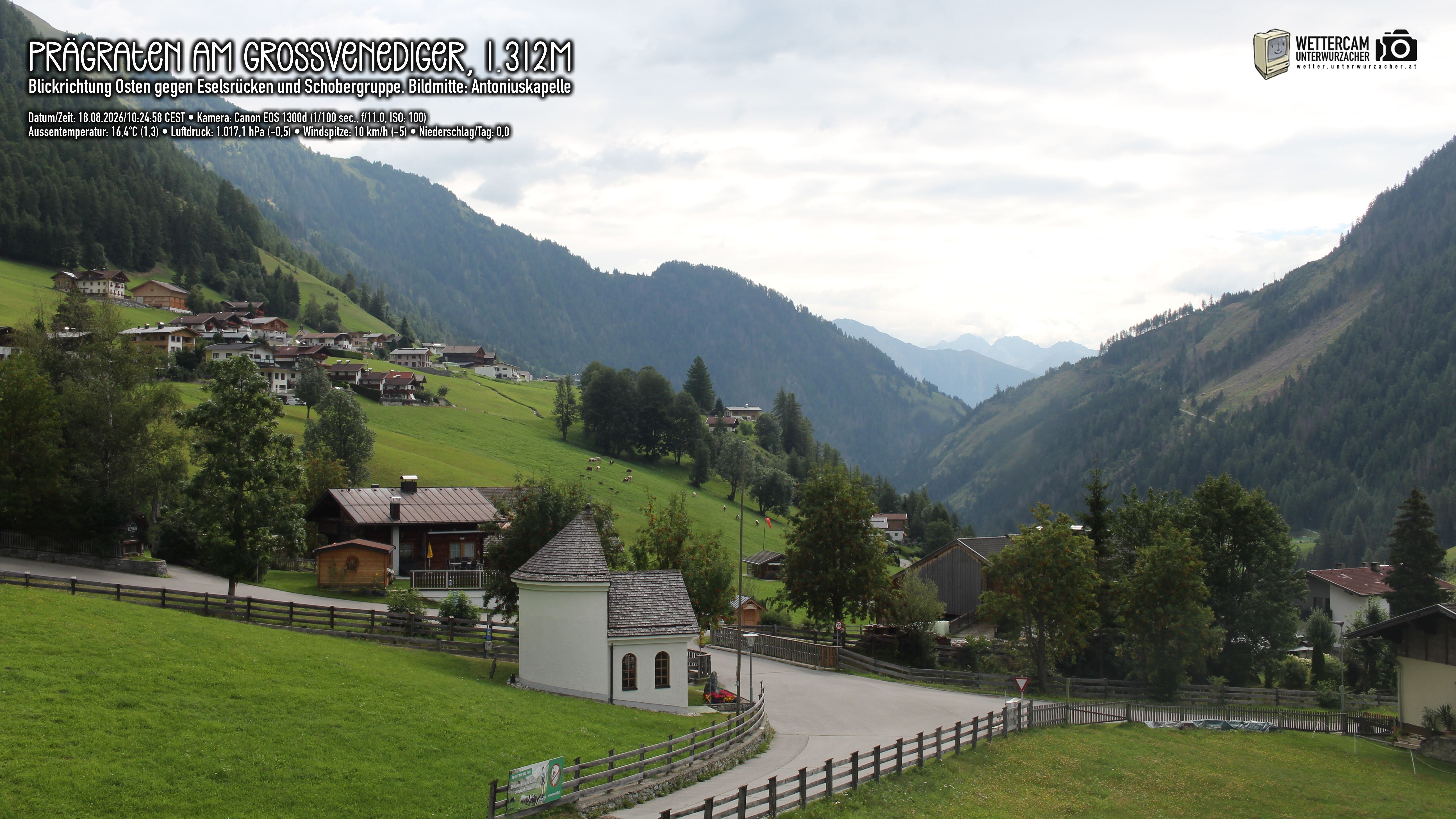 Archiv Foto Webcam Prägraten in Osttirol