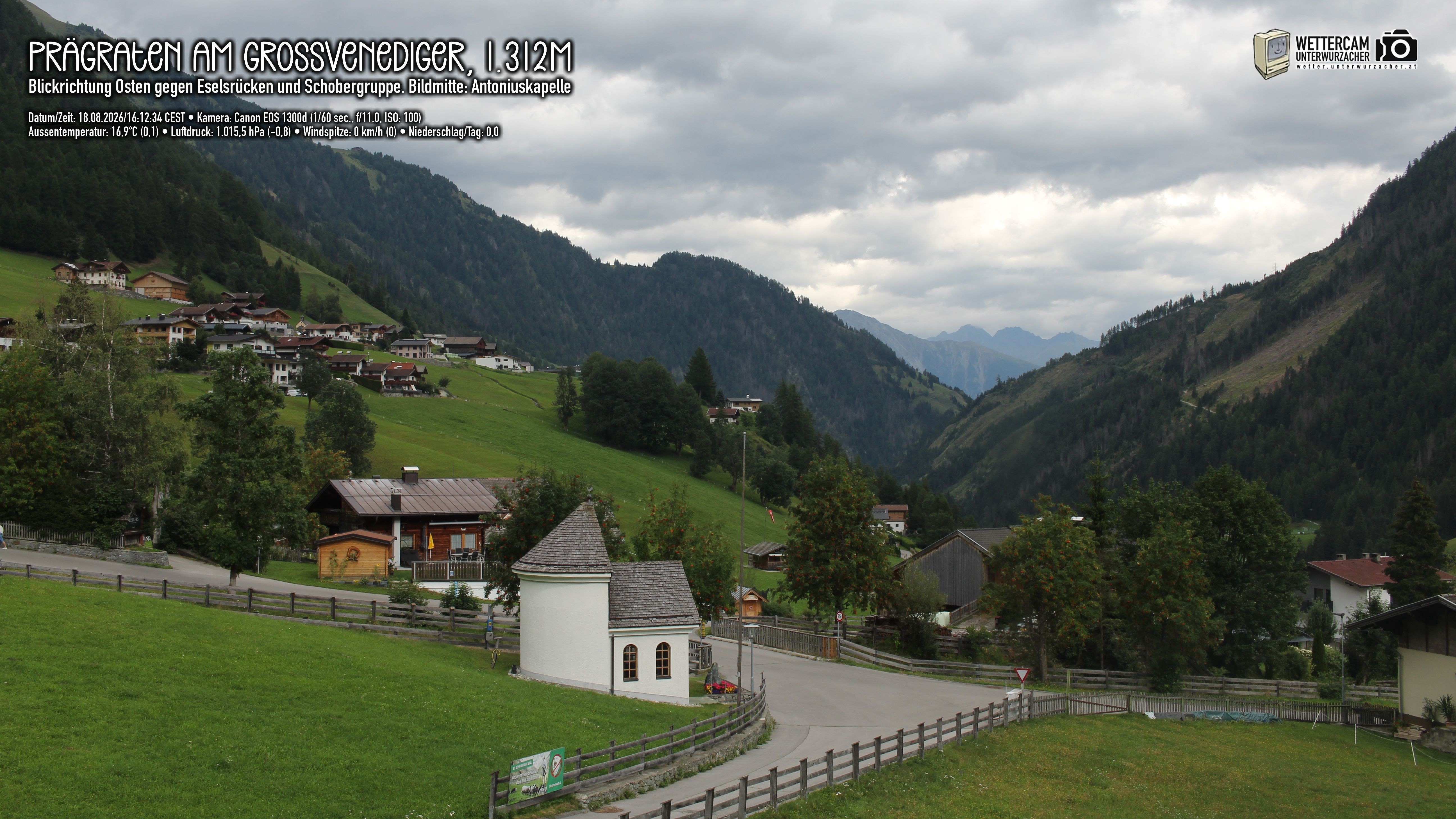 Archiv Foto Webcam Prägraten in Osttirol