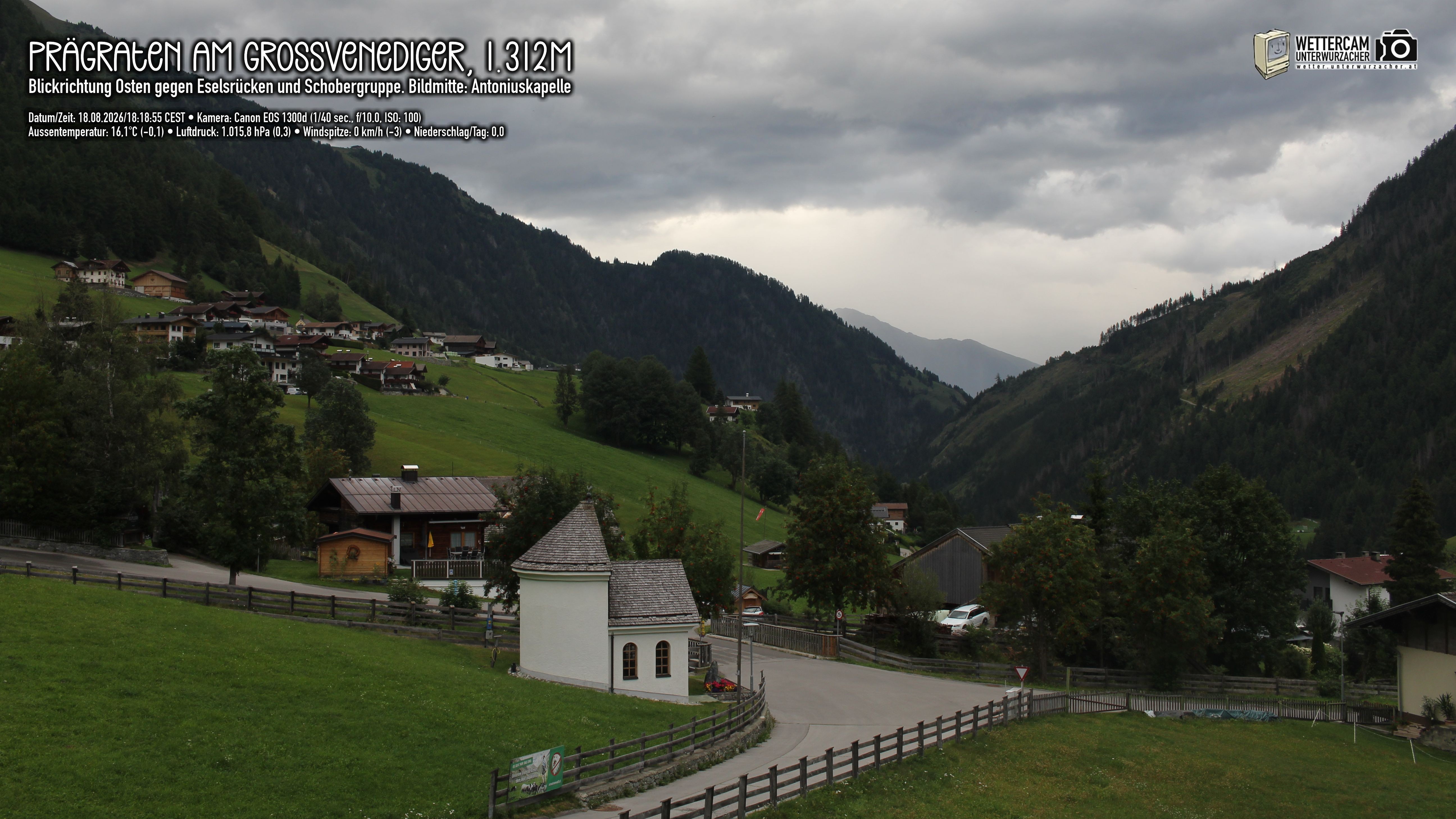 Archiv Foto Webcam Prägraten in Osttirol