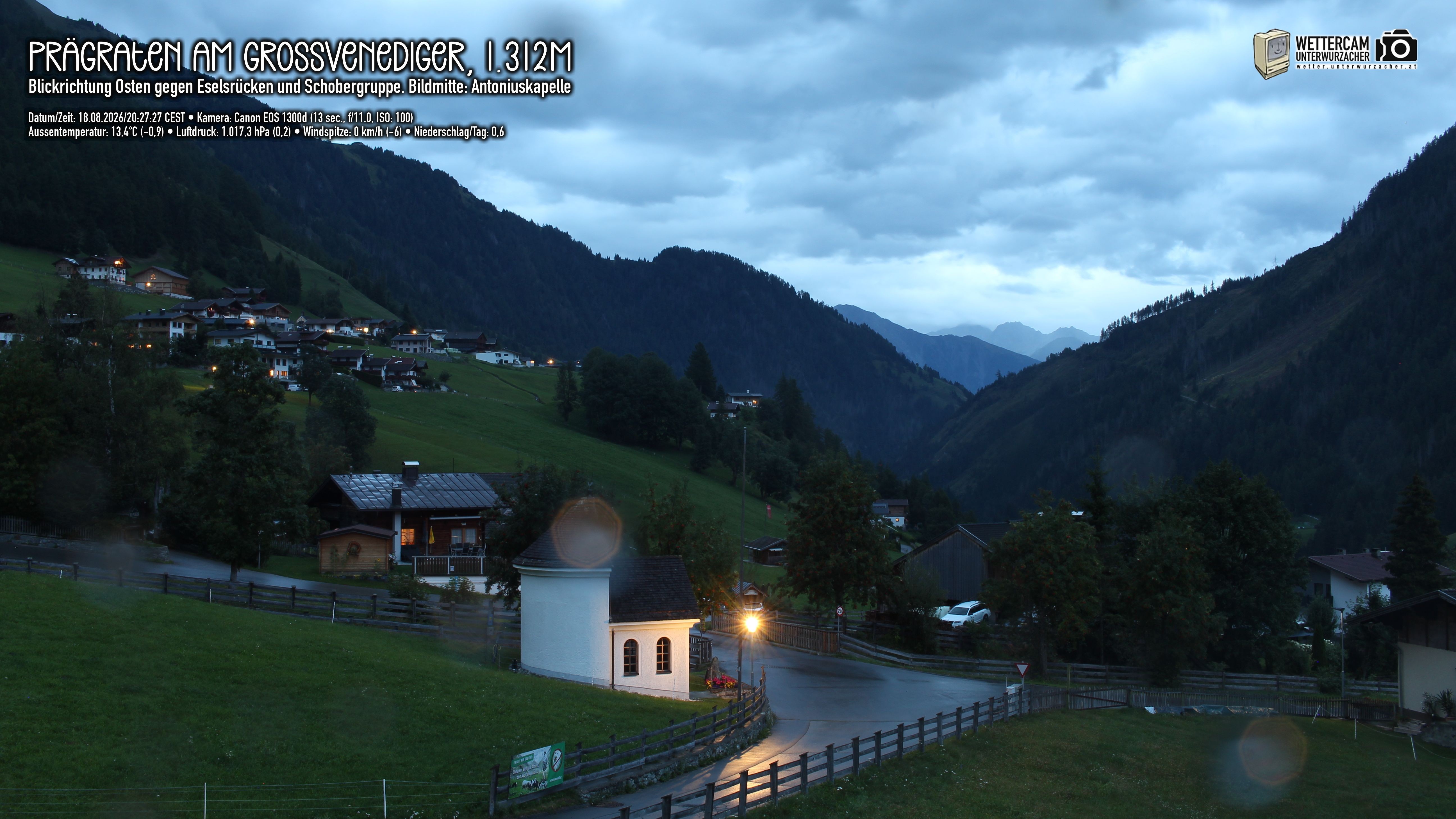 Archiv Foto Webcam Prägraten in Osttirol