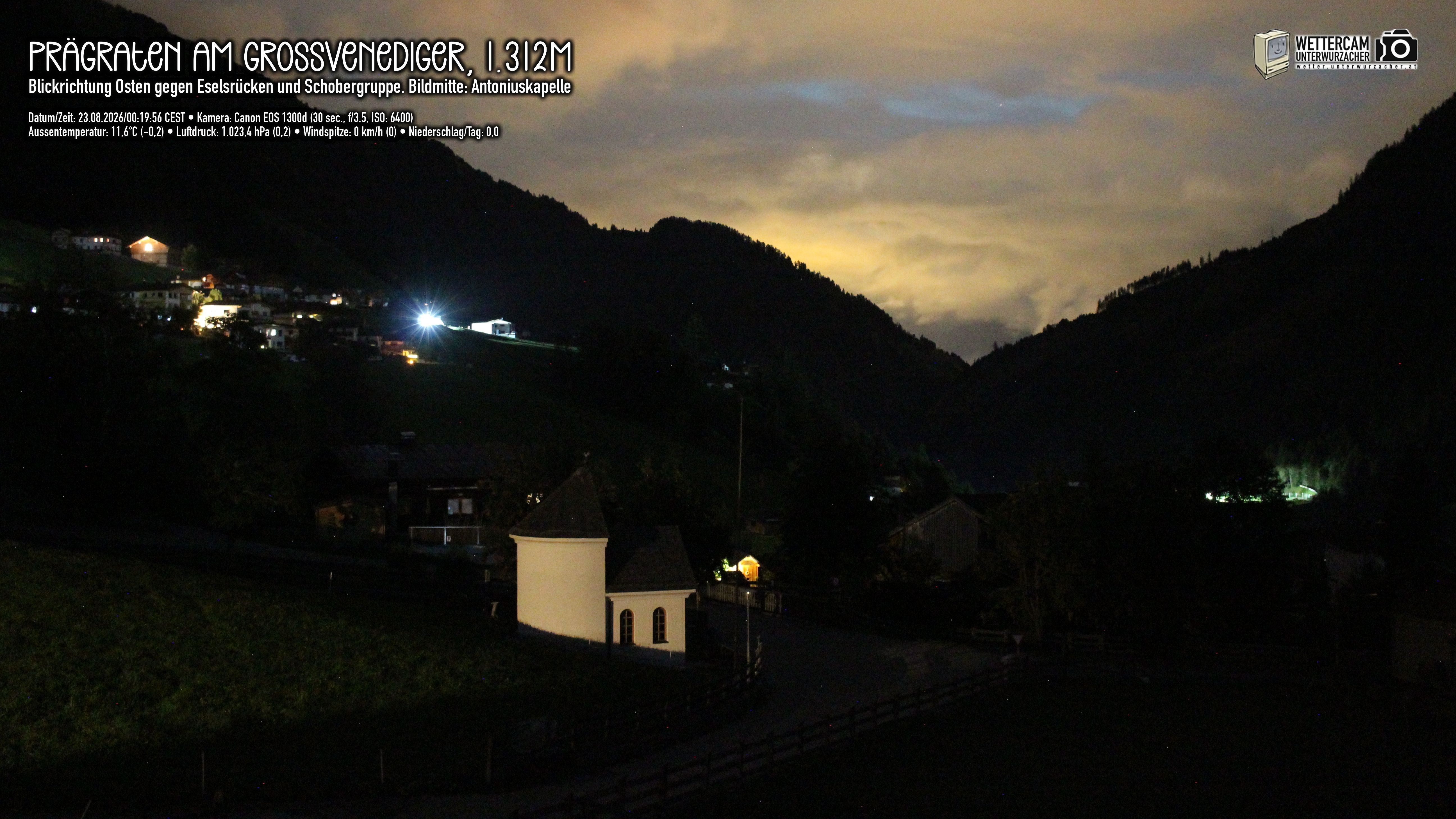 Archiv Foto Webcam Prägraten in Osttirol