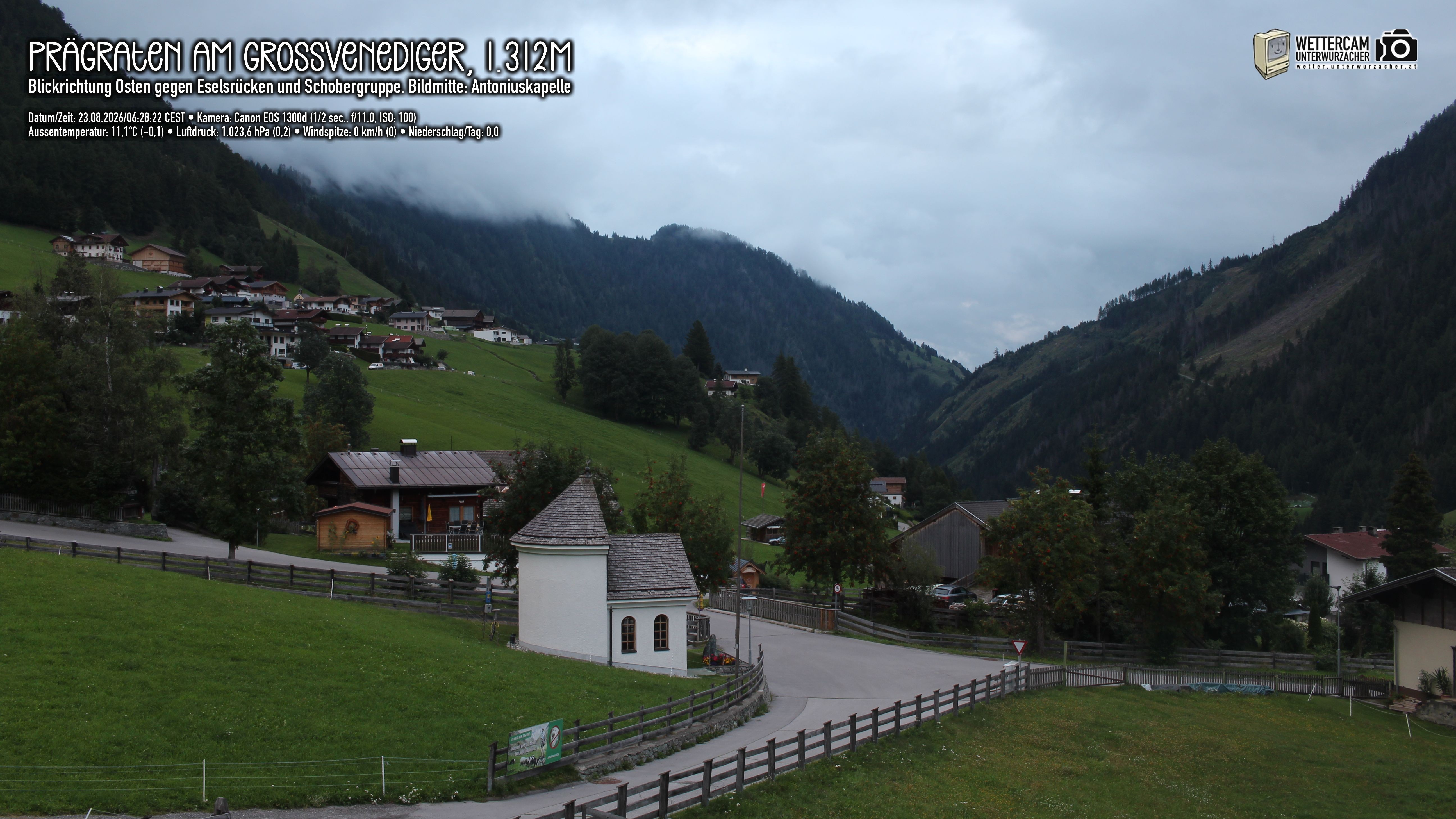 Archiv Foto Webcam Prägraten in Osttirol