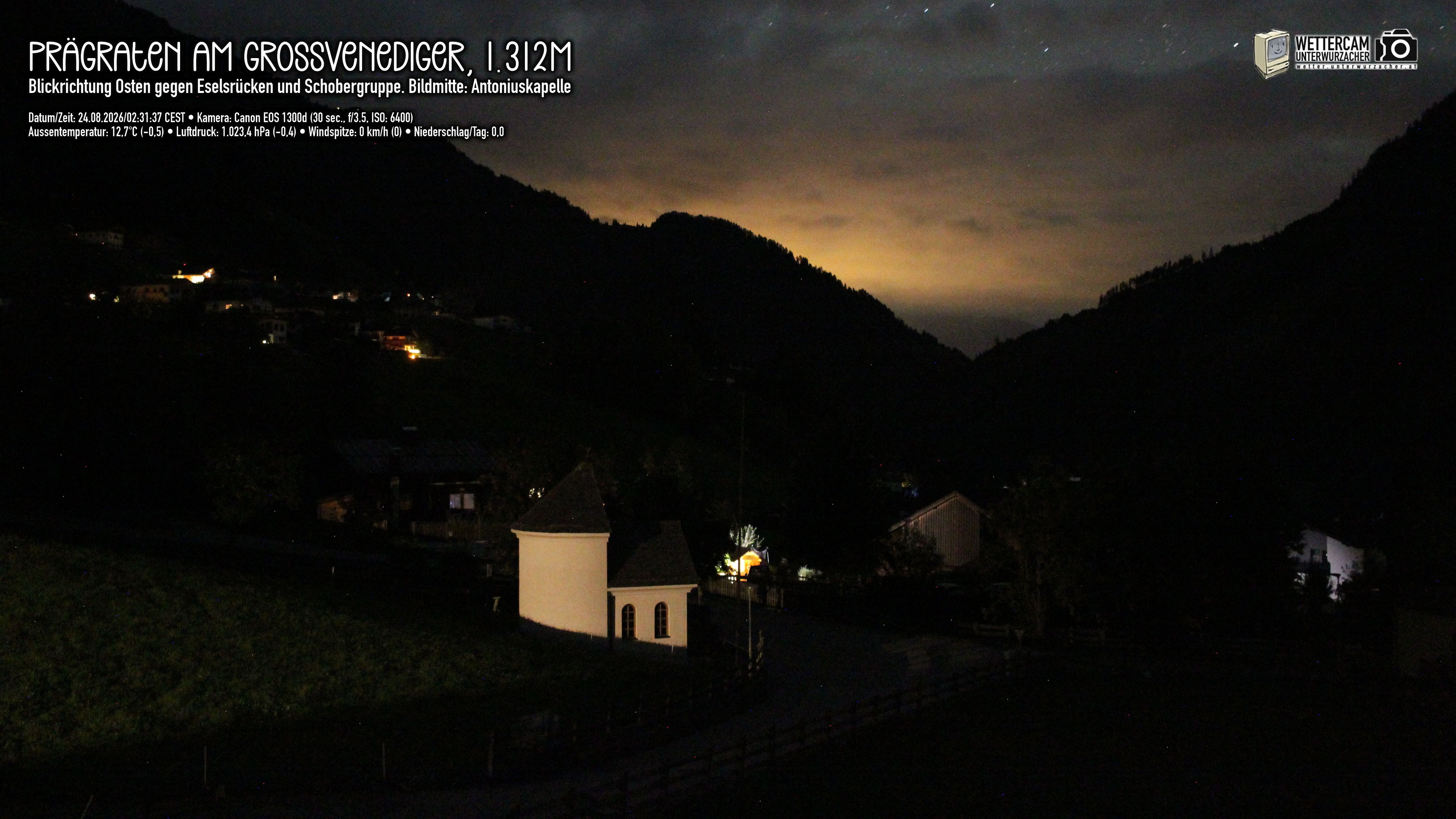 Archiv Foto Webcam Prägraten in Osttirol