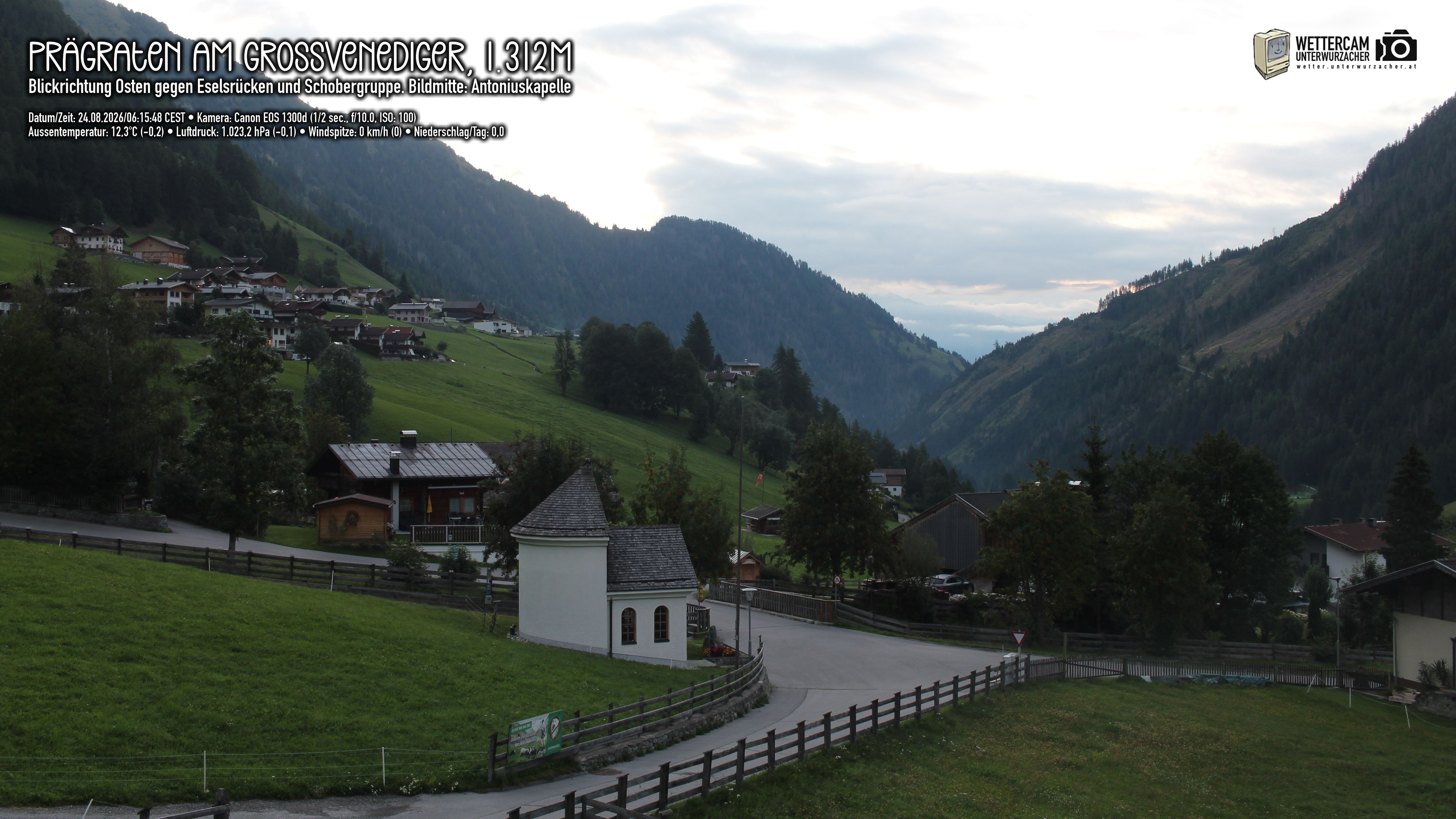 Archiv Foto Webcam Prägraten in Osttirol