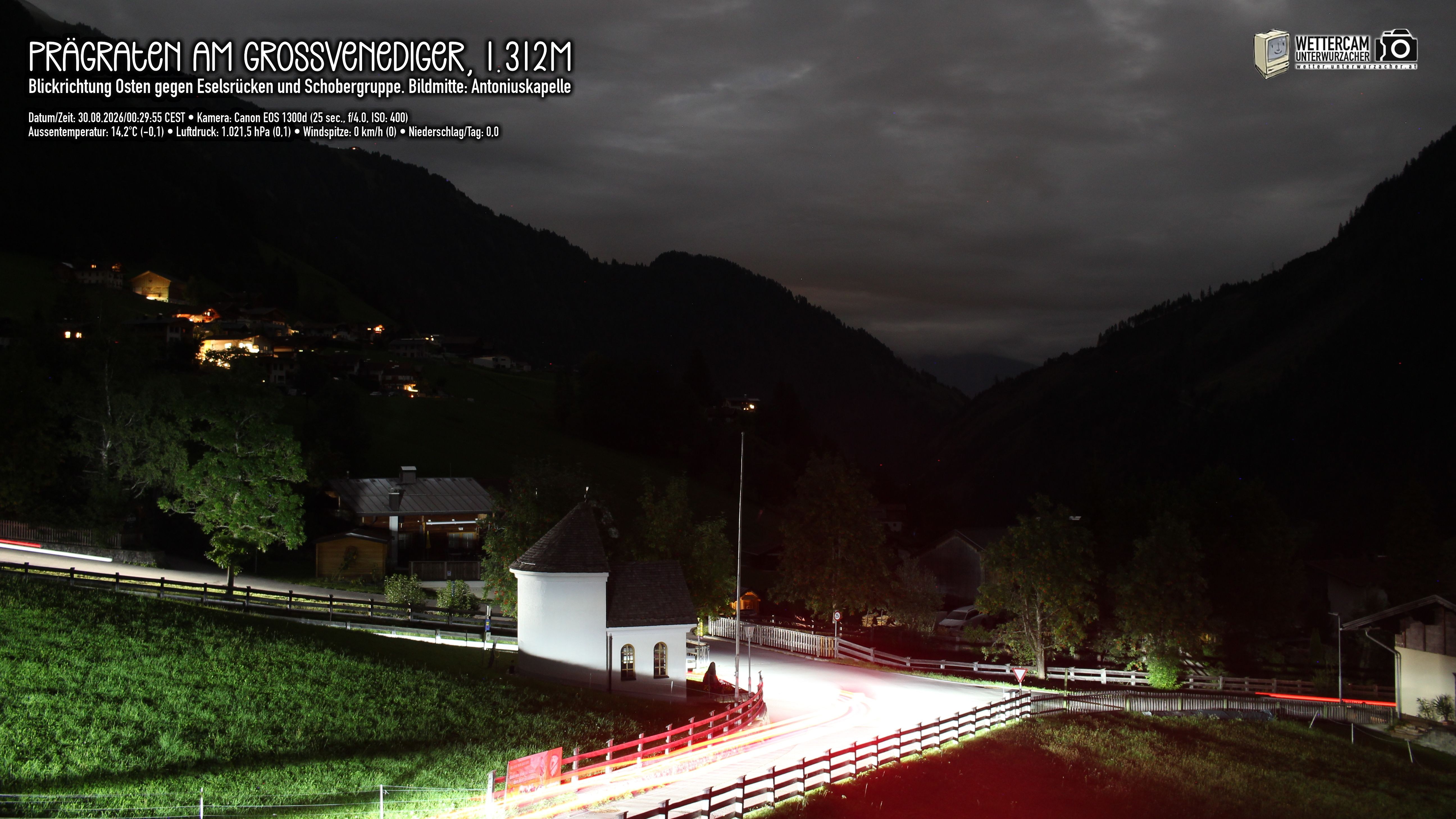 Archived image Webcam Prägraten, East Tyrol