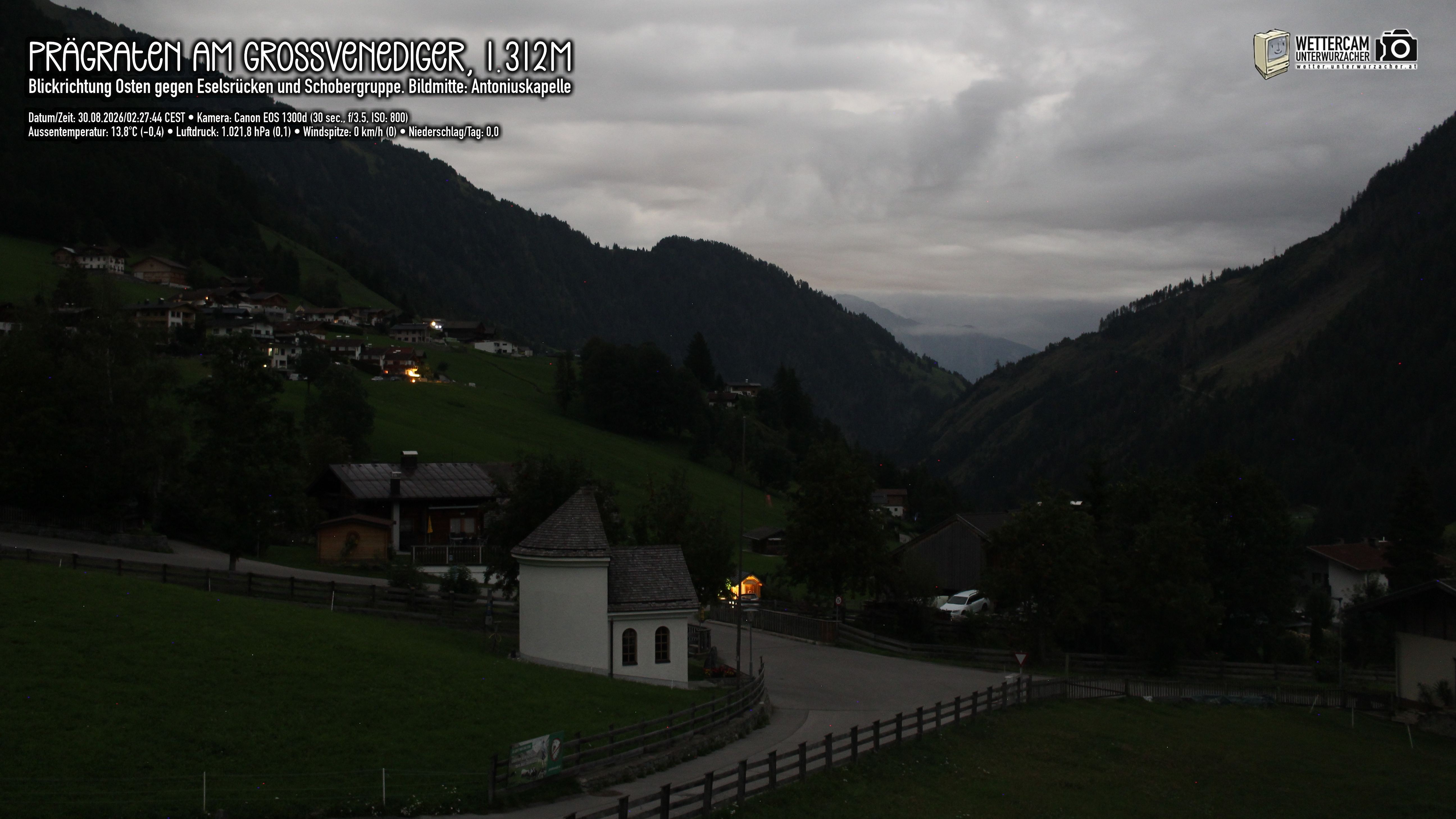 Archived image Webcam Prägraten, East Tyrol