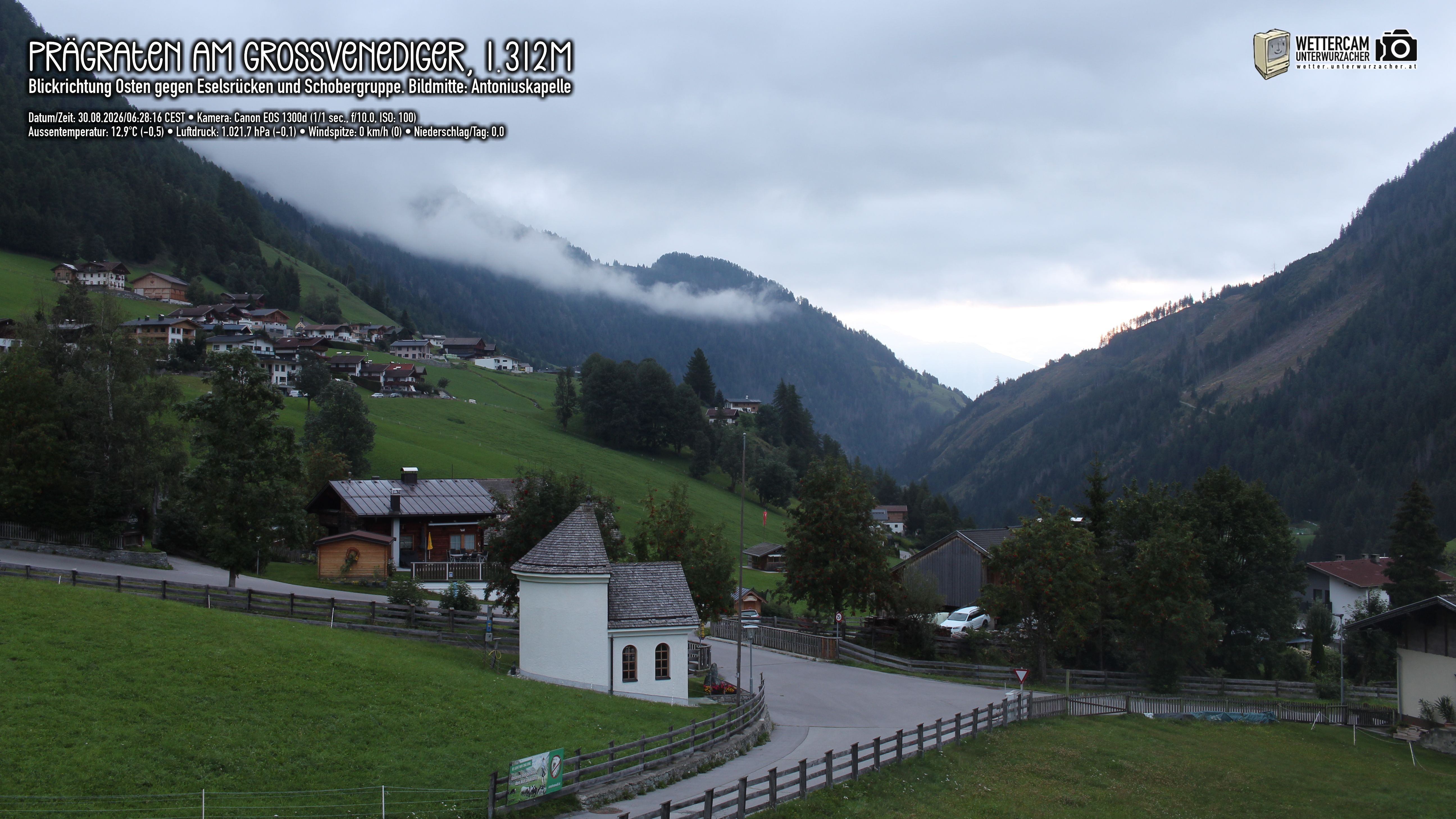 Archived image Webcam Prägraten, East Tyrol