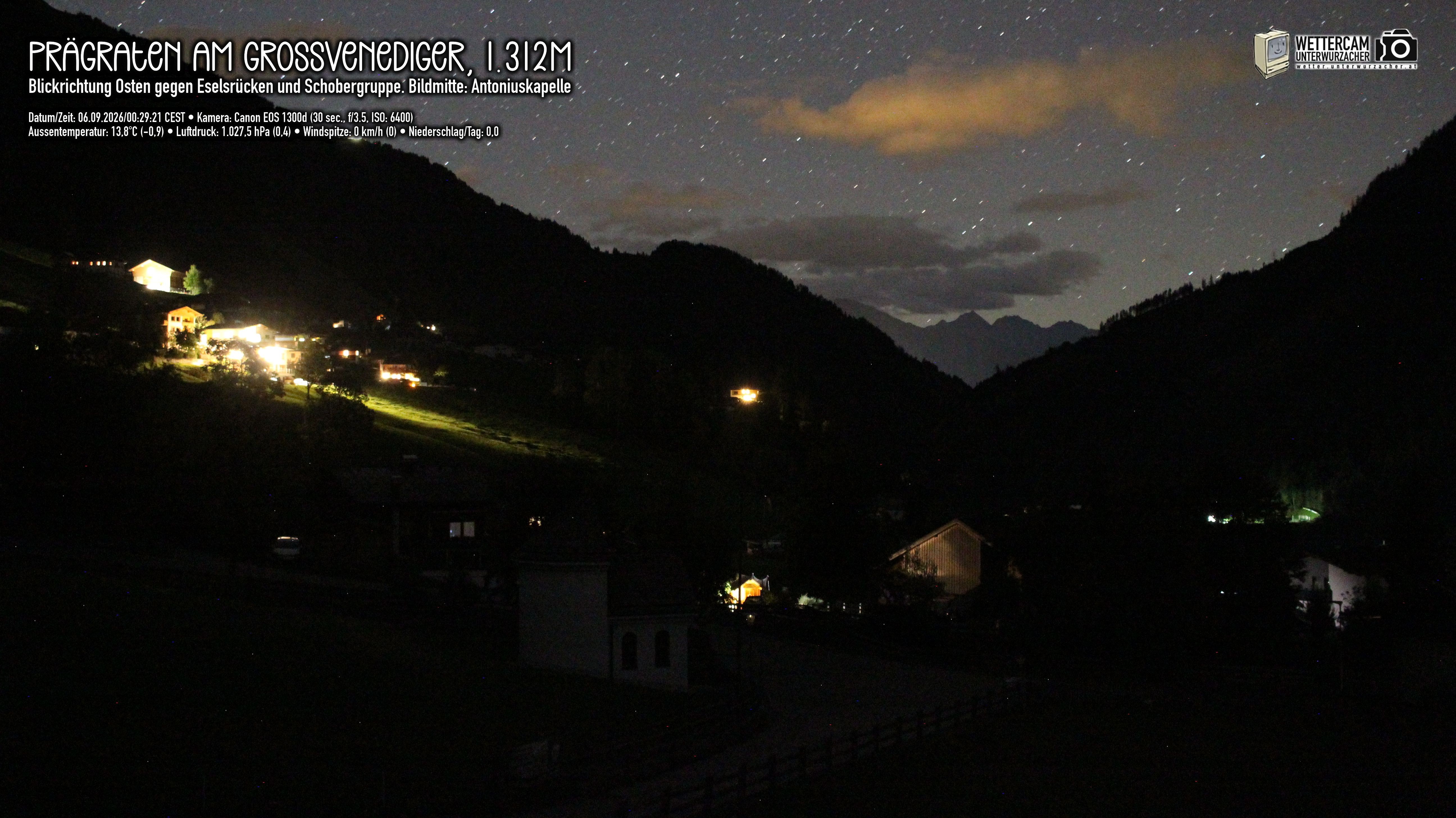 Archiv Foto Webcam Prägraten in Osttirol