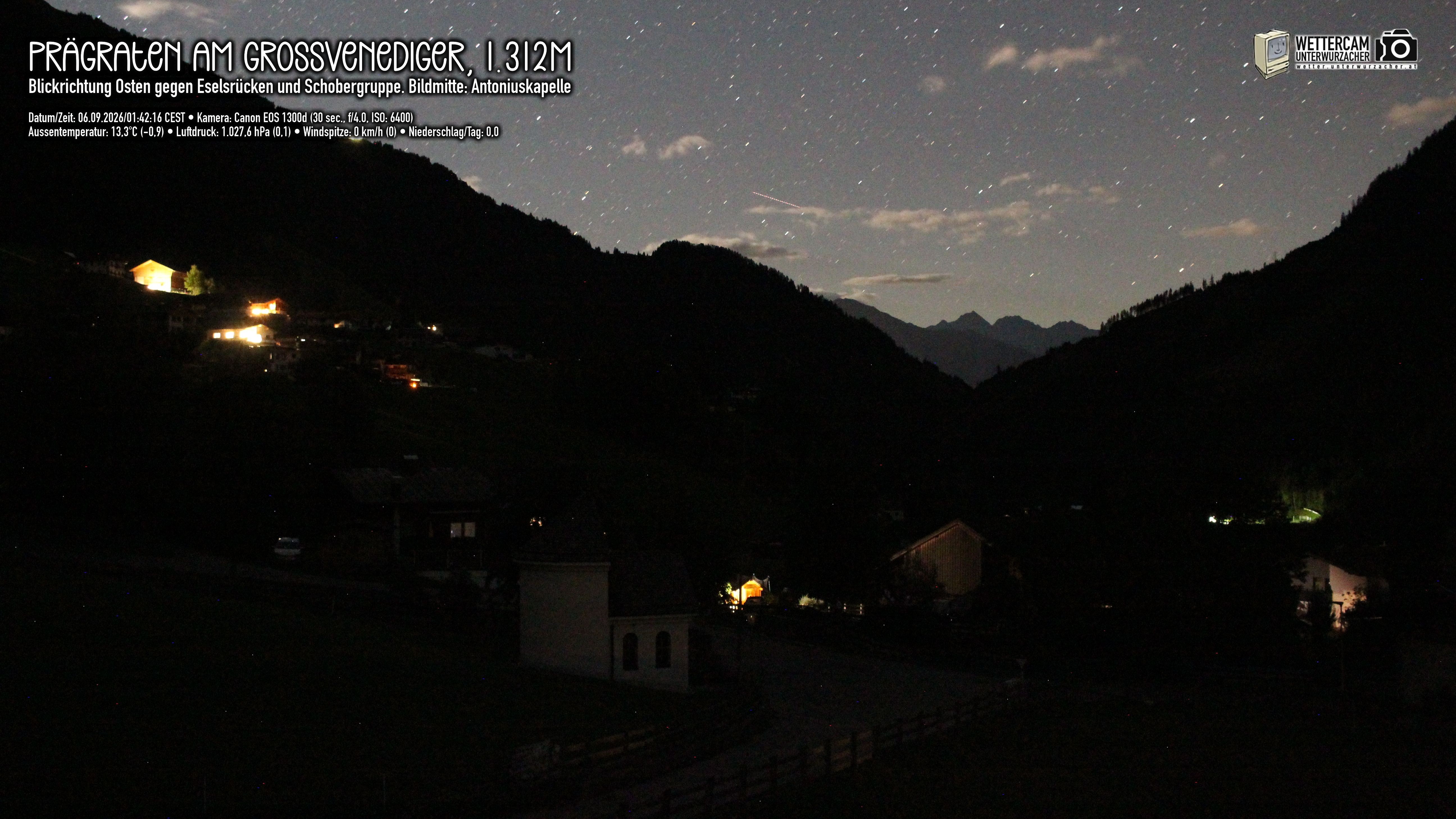 Archiv Foto Webcam Prägraten in Osttirol