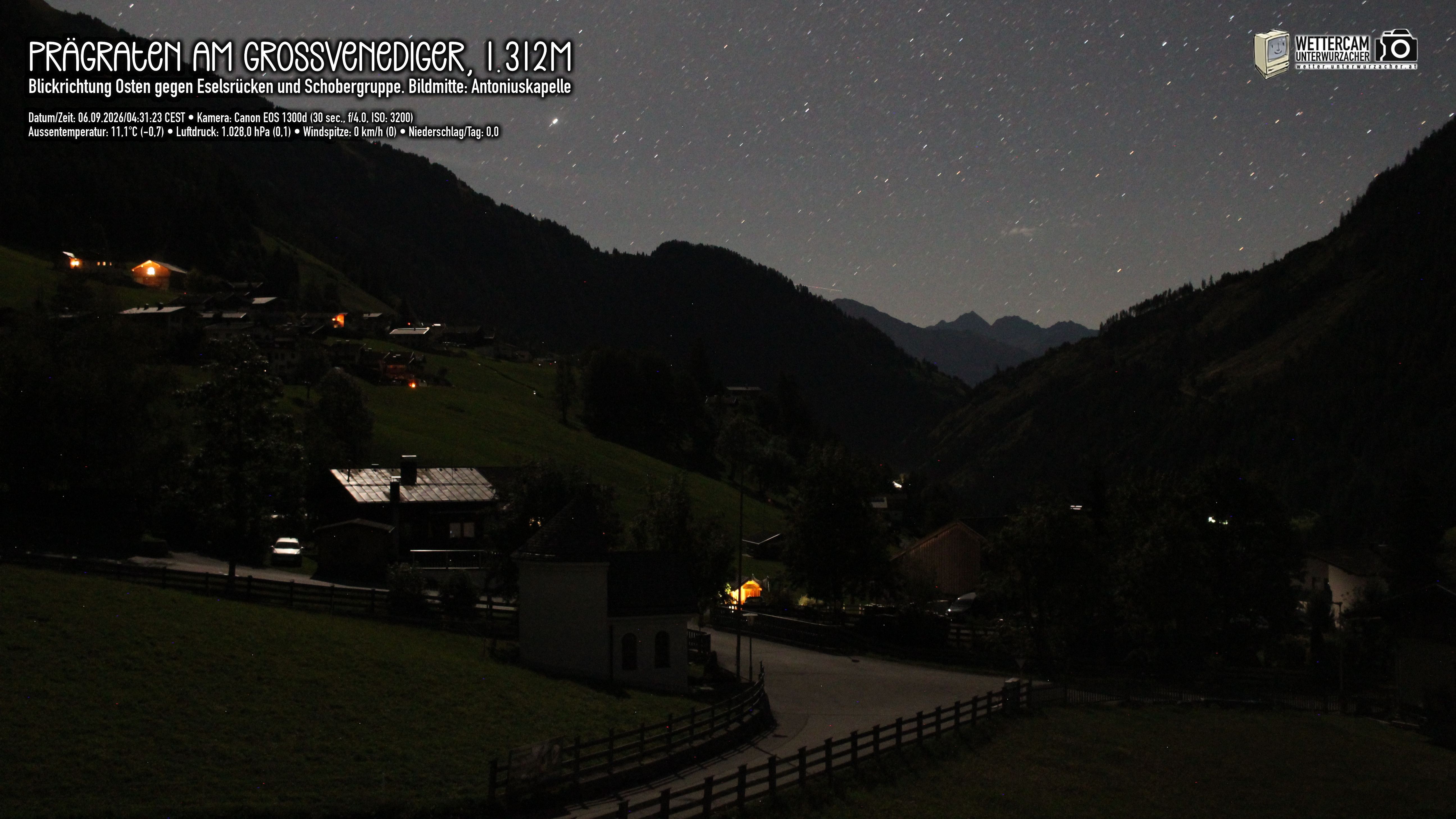 Archiv Foto Webcam Prägraten in Osttirol