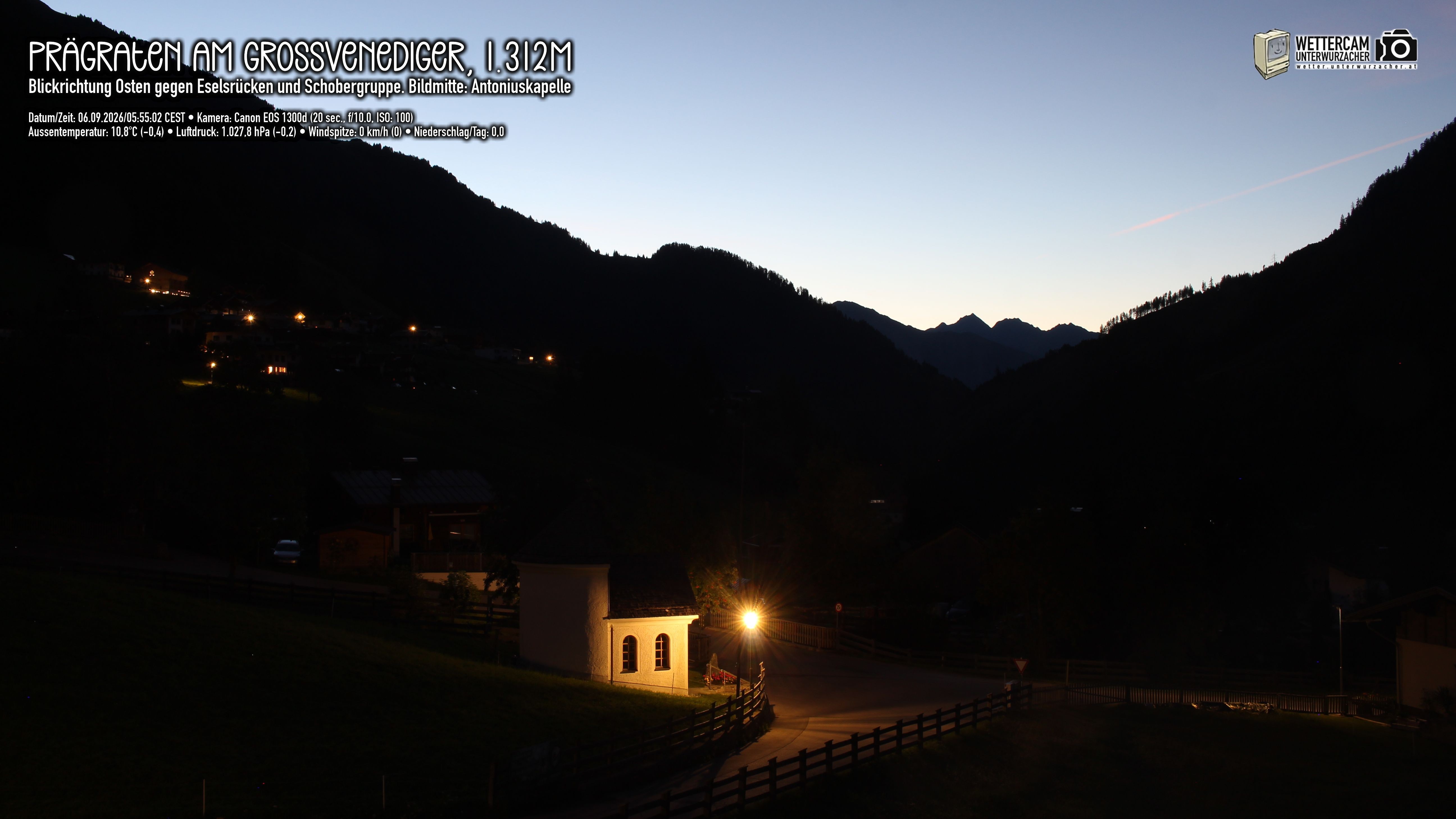 Archiv Foto Webcam Prägraten in Osttirol