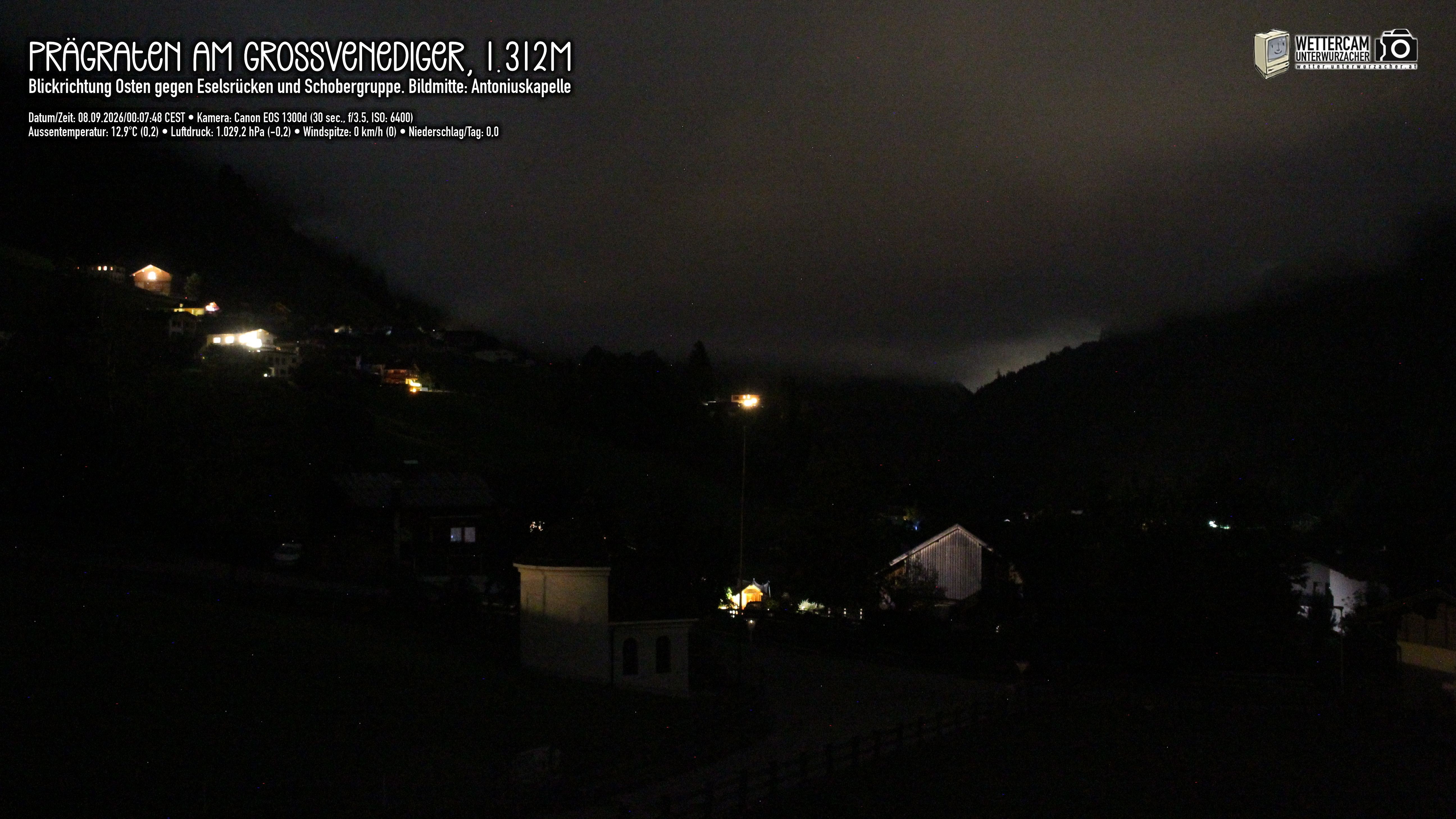 Archiv Foto Webcam Prägraten in Osttirol