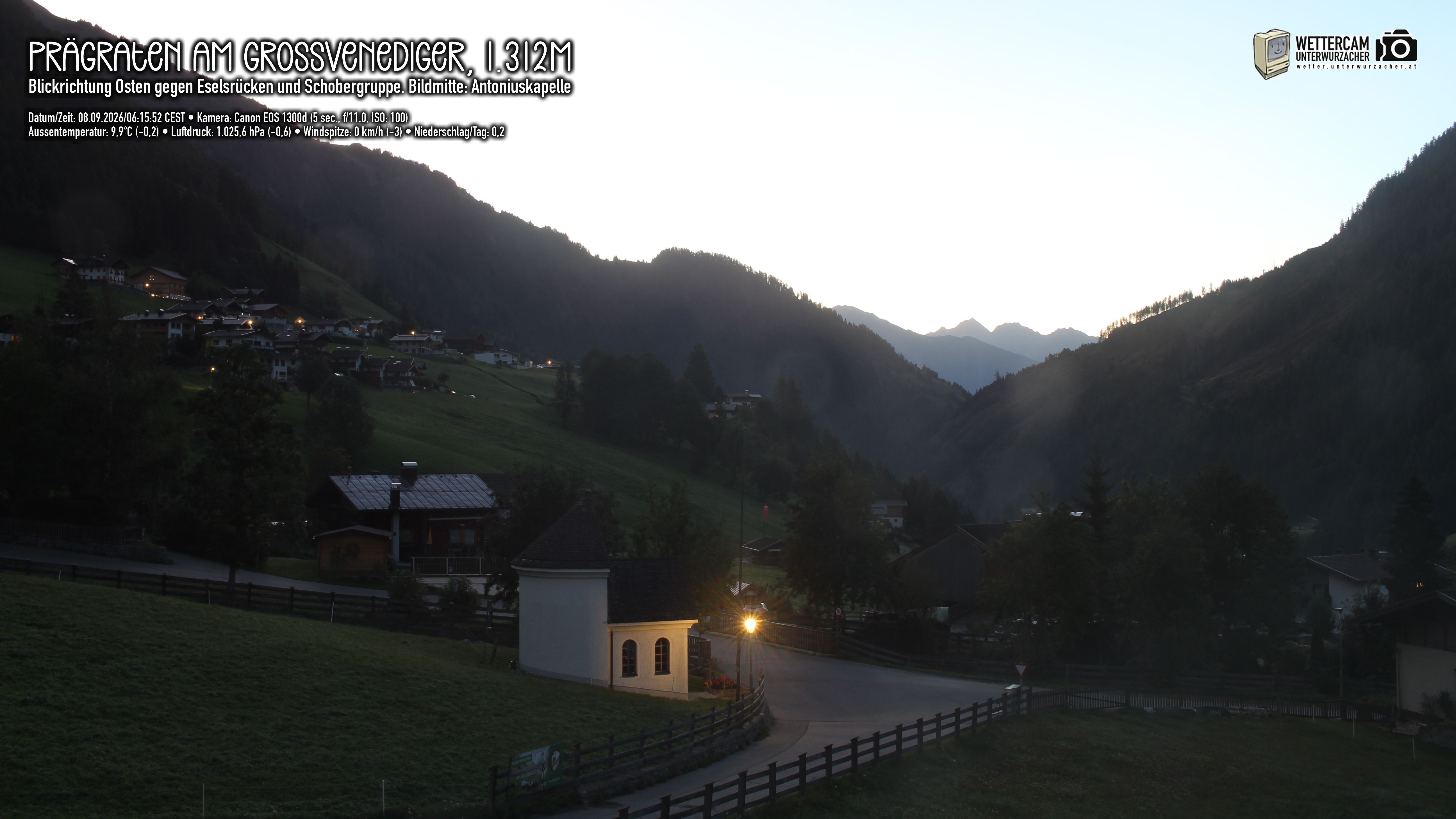 Archiv Foto Webcam Prägraten in Osttirol
