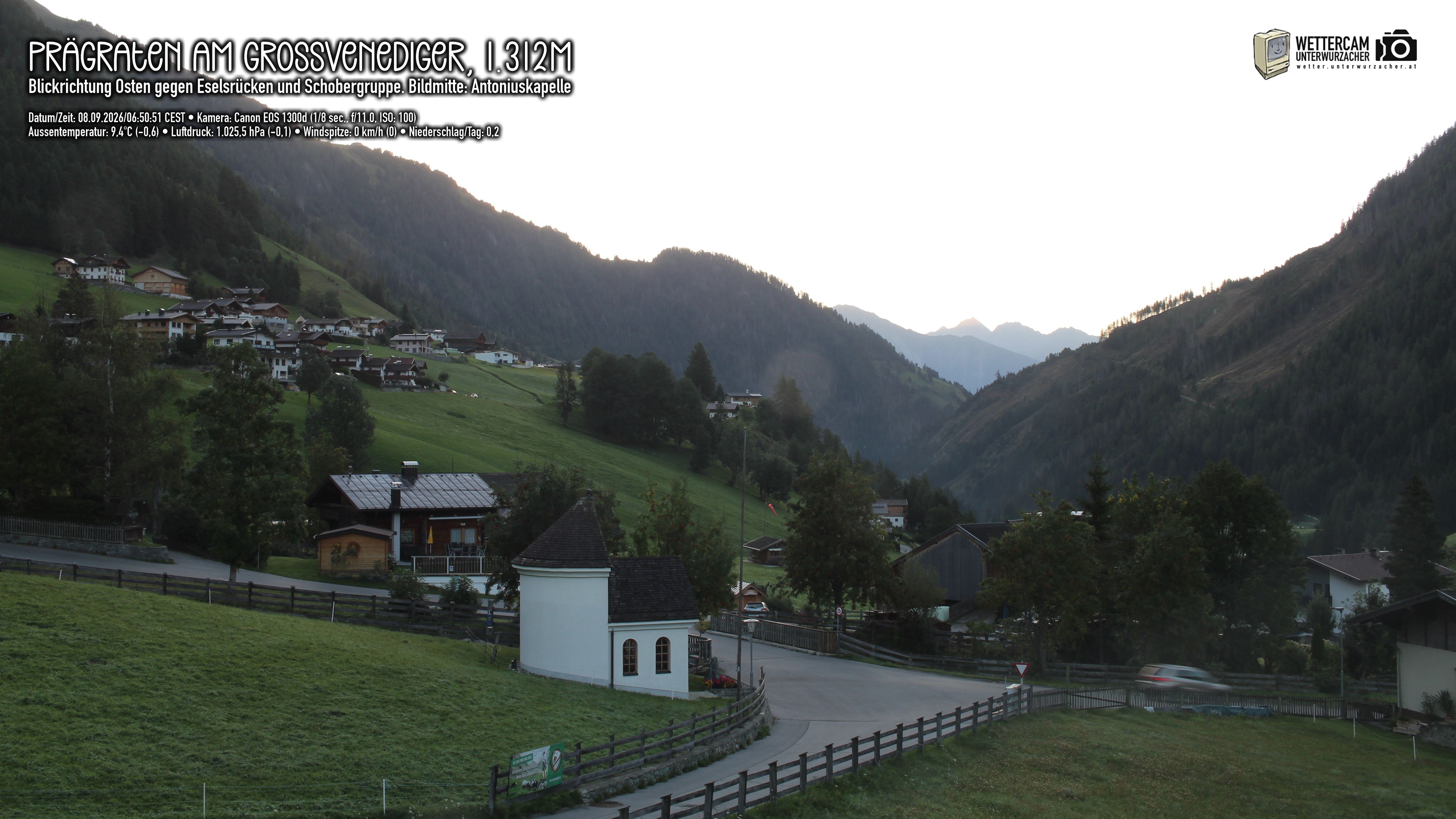 Archiv Foto Webcam Prägraten in Osttirol
