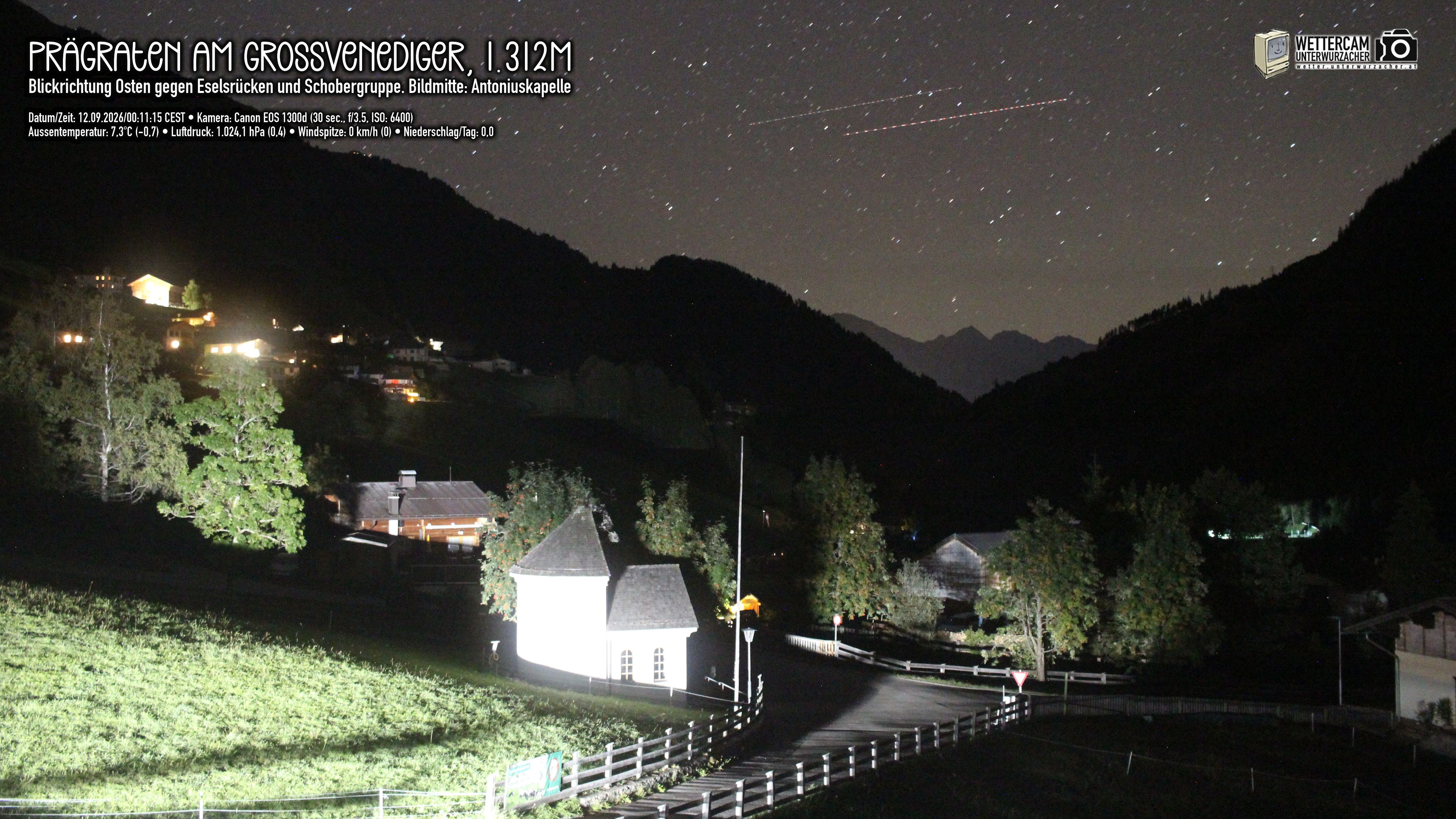 Archiv Foto Webcam Prägraten in Osttirol