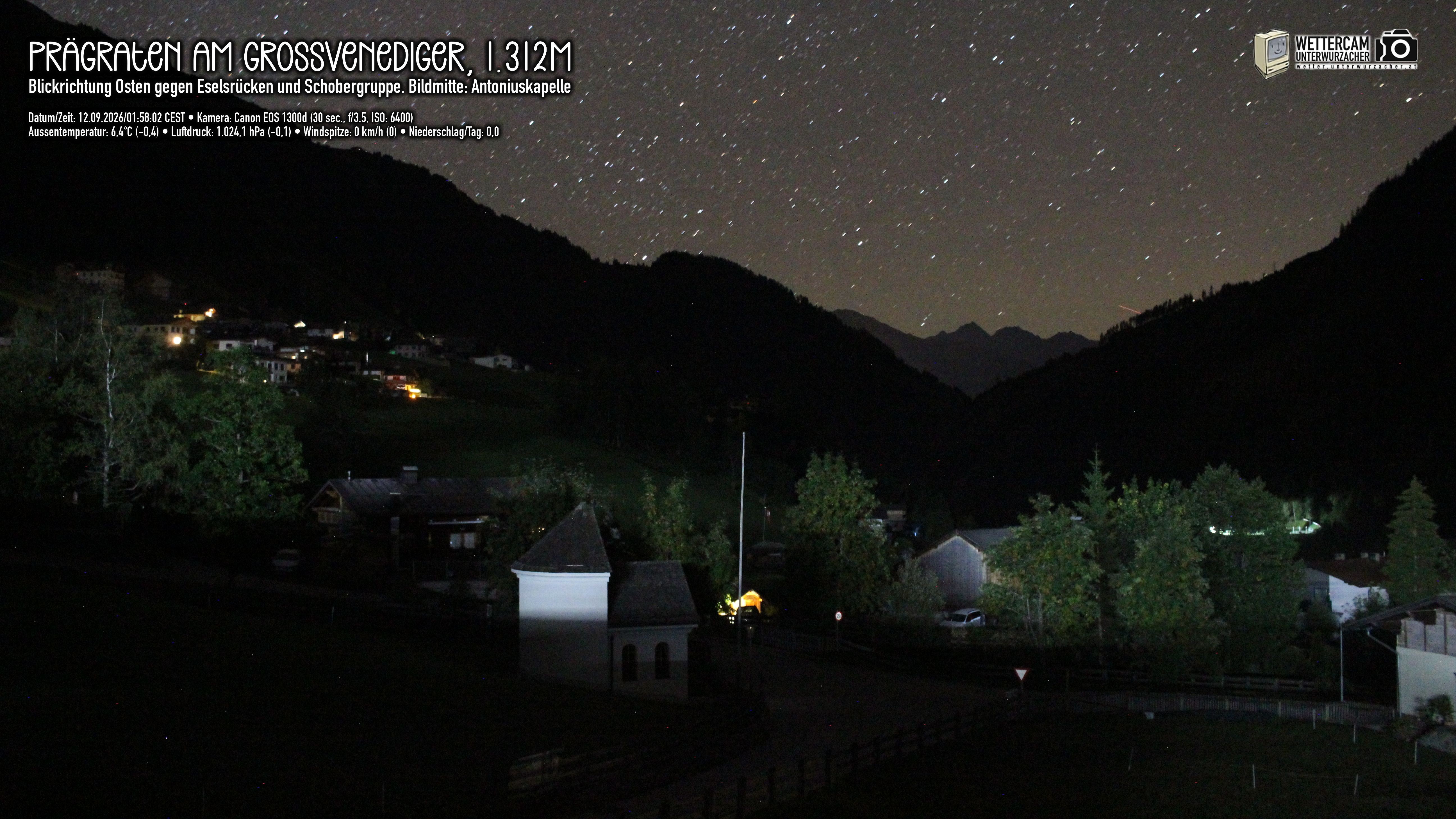 Archiv Foto Webcam Prägraten in Osttirol