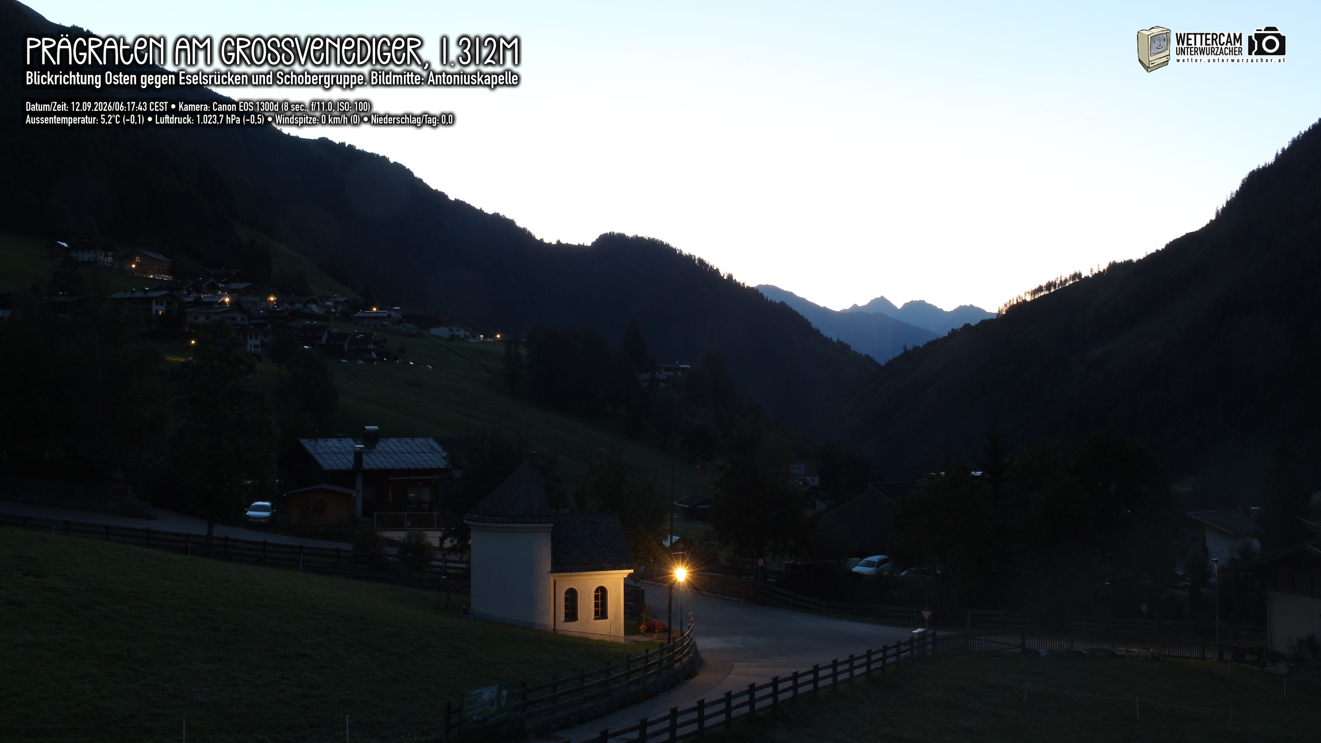 Archiv Foto Webcam Prägraten in Osttirol