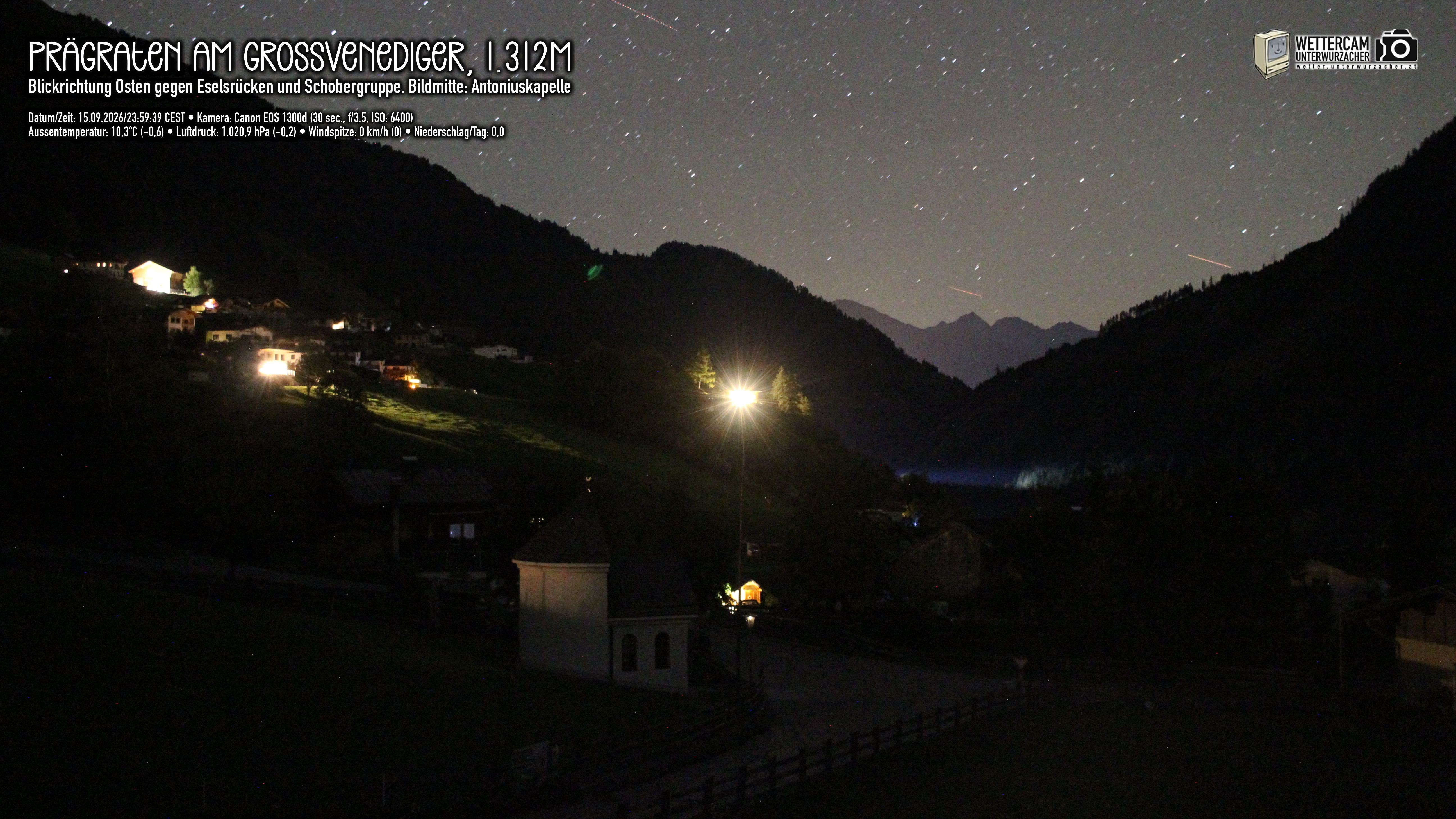 Archiv Foto Webcam Prägraten in Osttirol
