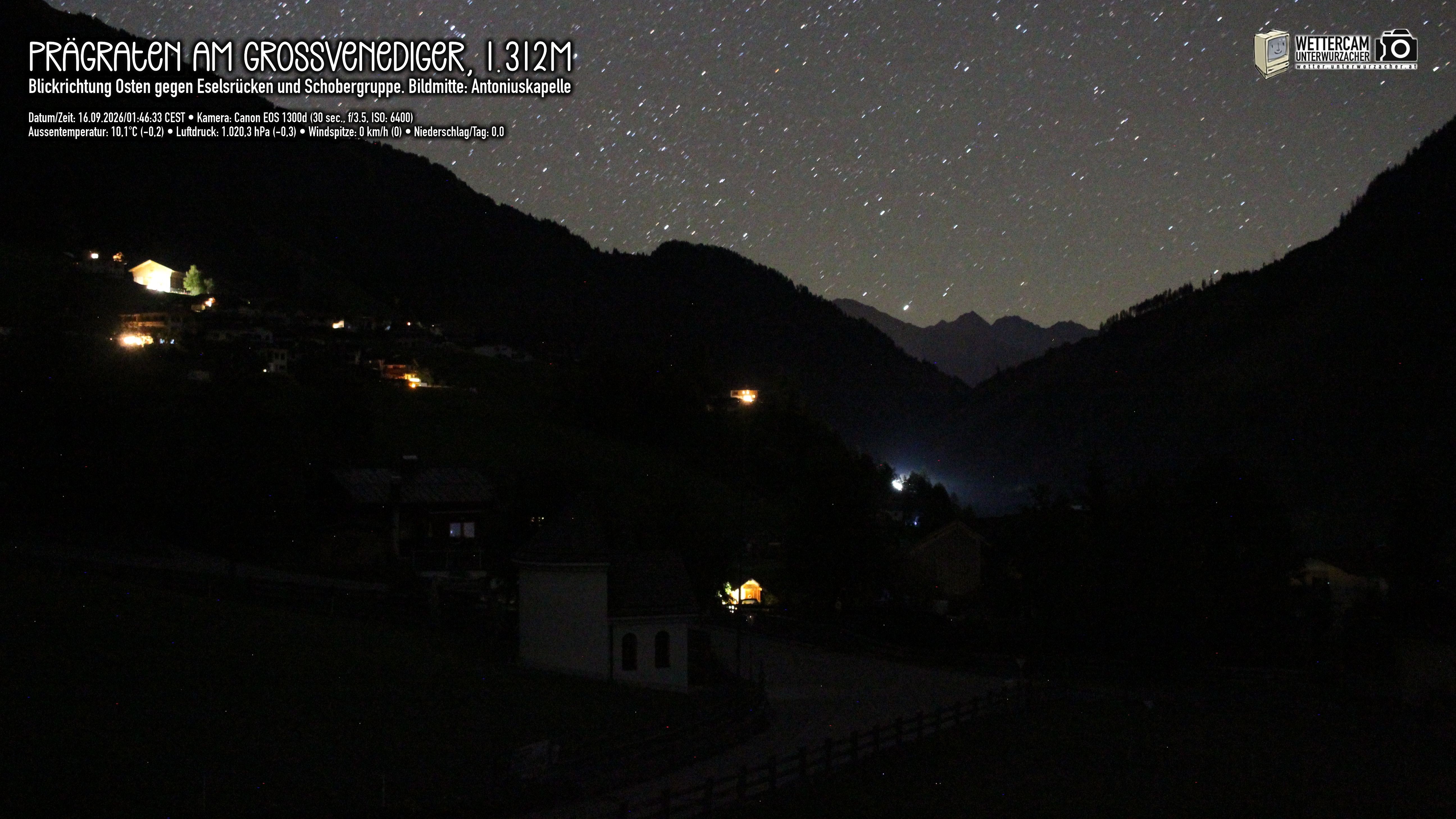 Archiv Foto Webcam Prägraten in Osttirol