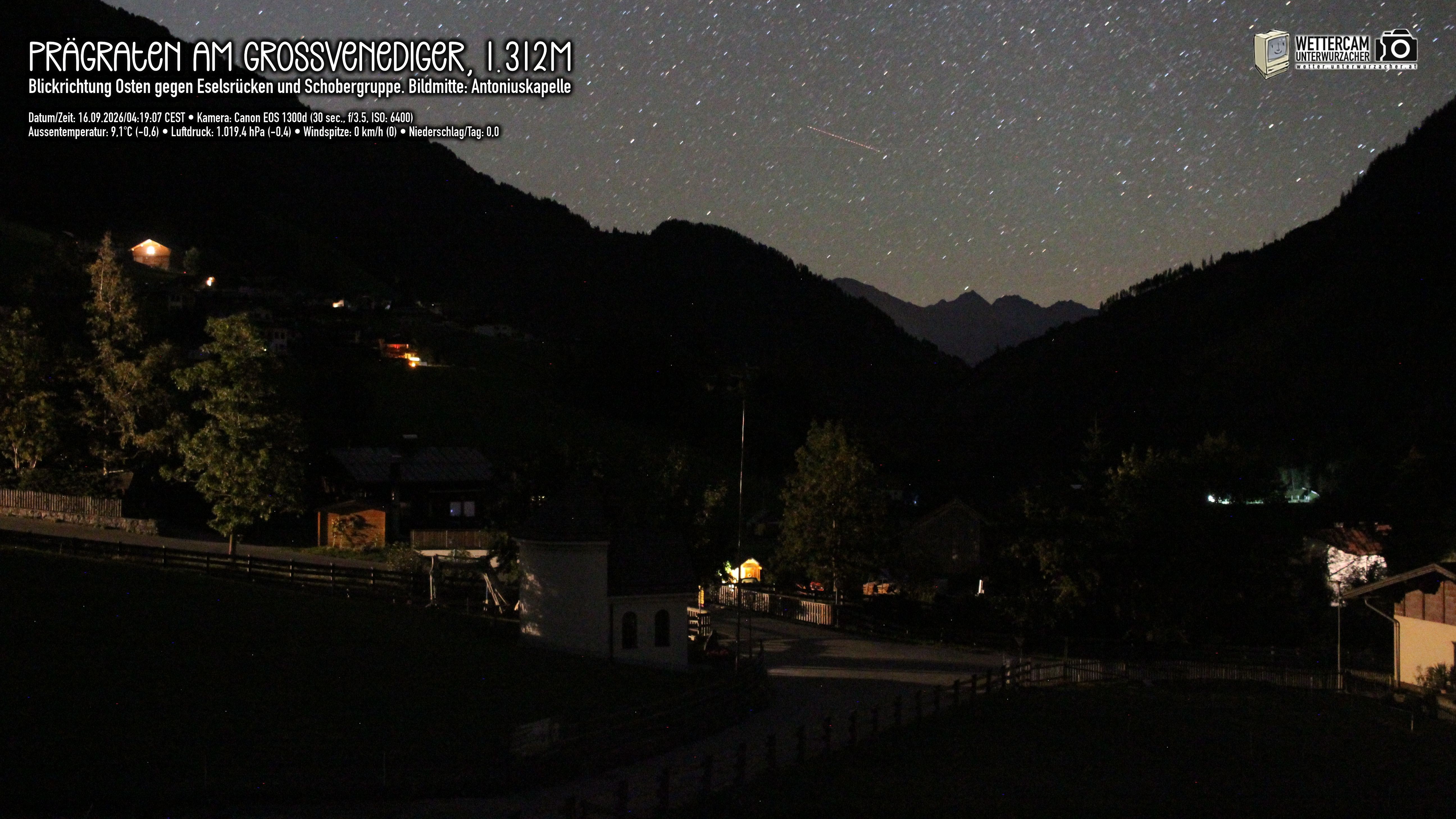 Archiv Foto Webcam Prägraten in Osttirol